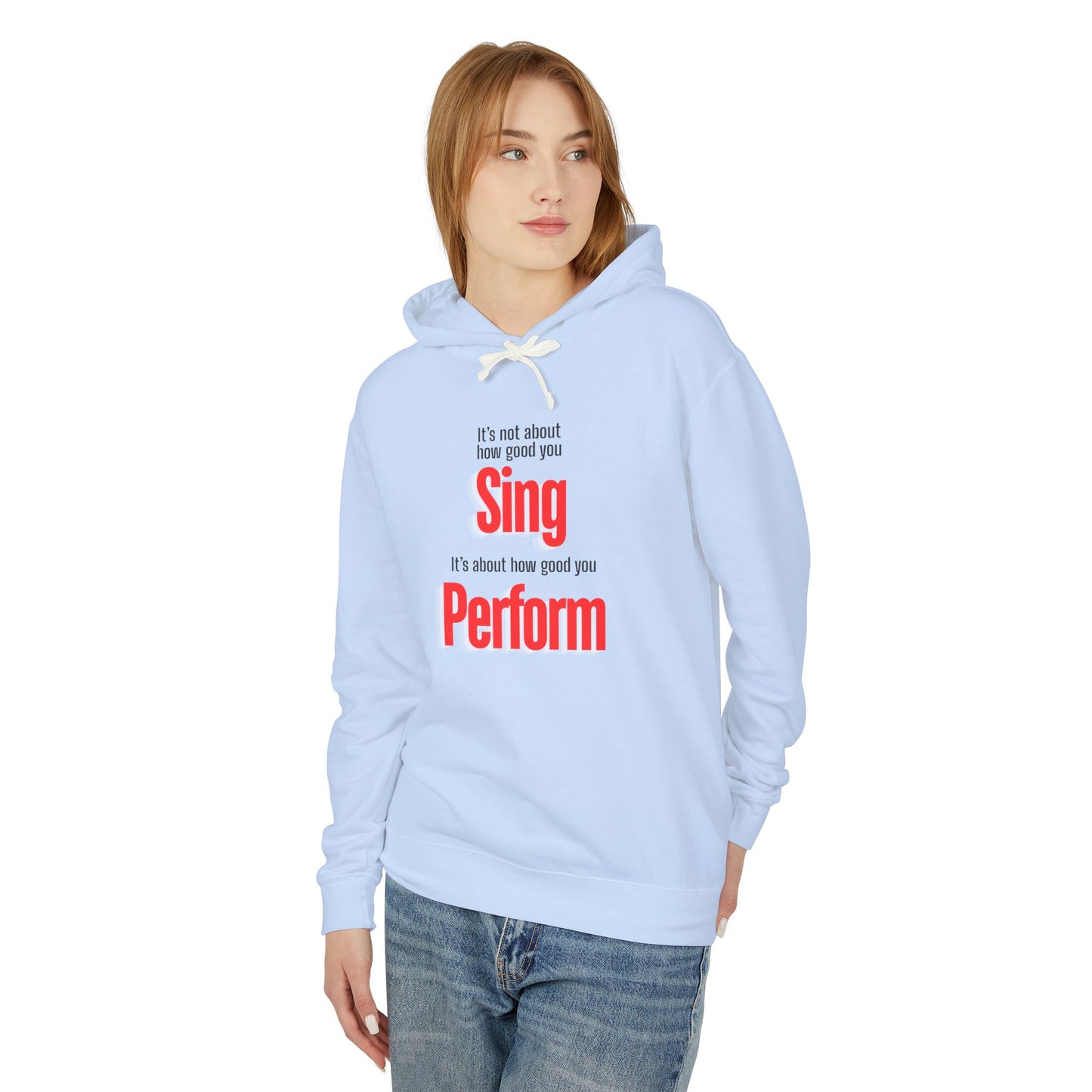Performer Unisex Lightweight Hooded Sweatshirt