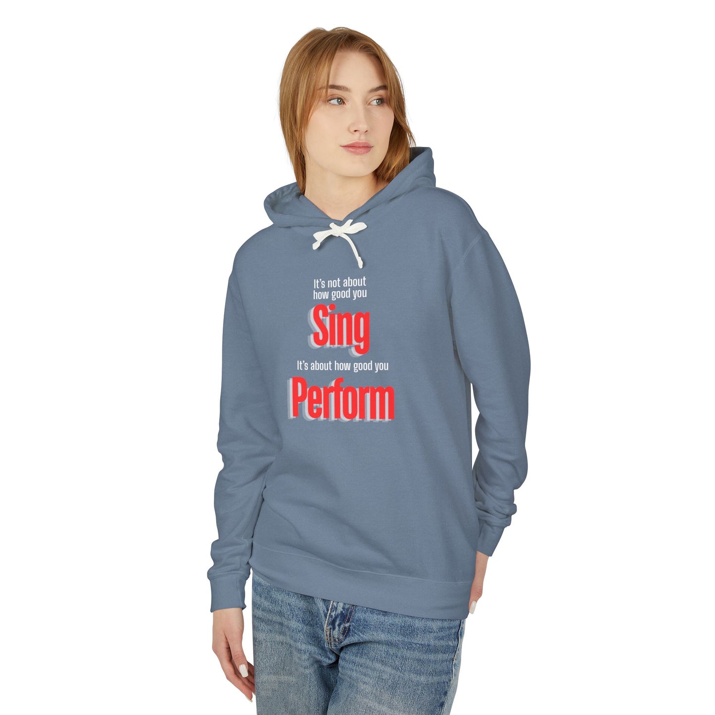 Performer Unisex Lightweight Hooded Sweatshirt