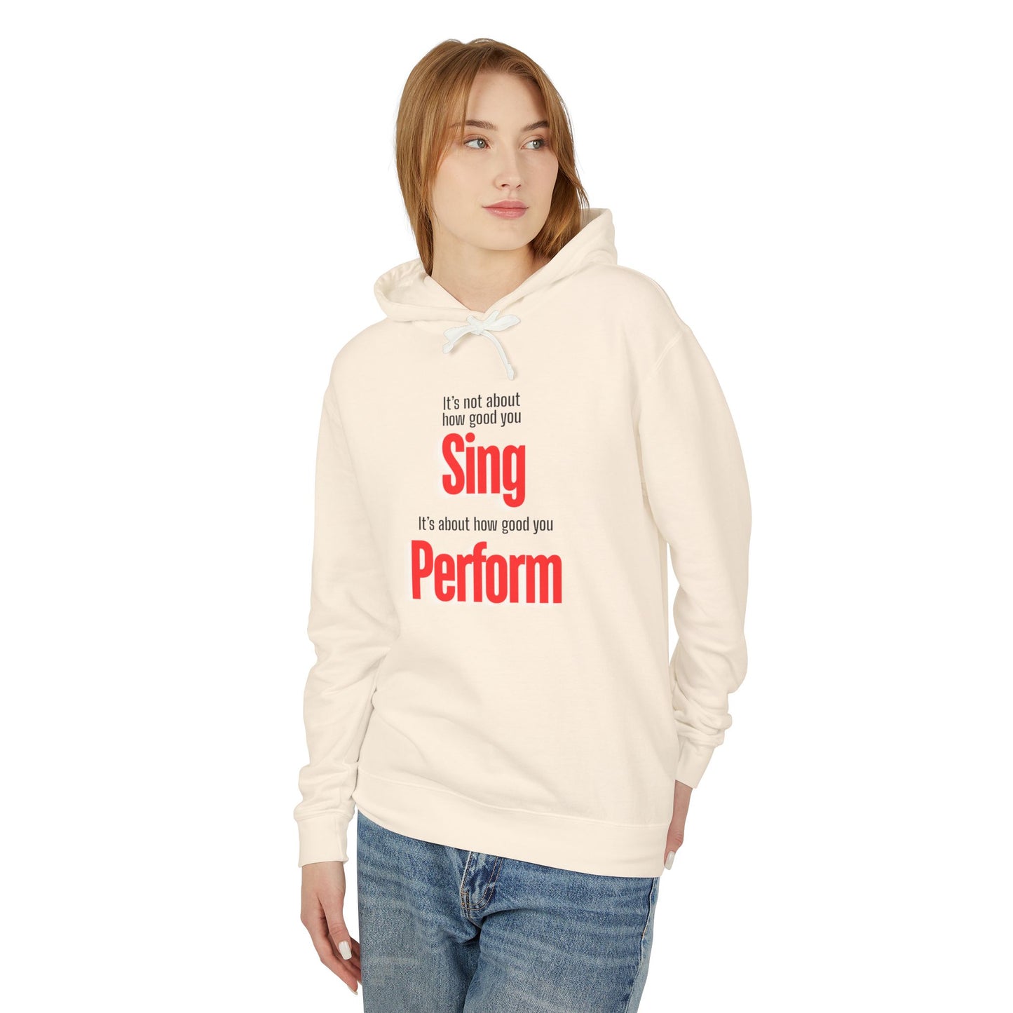 Performer Unisex Lightweight Hooded Sweatshirt