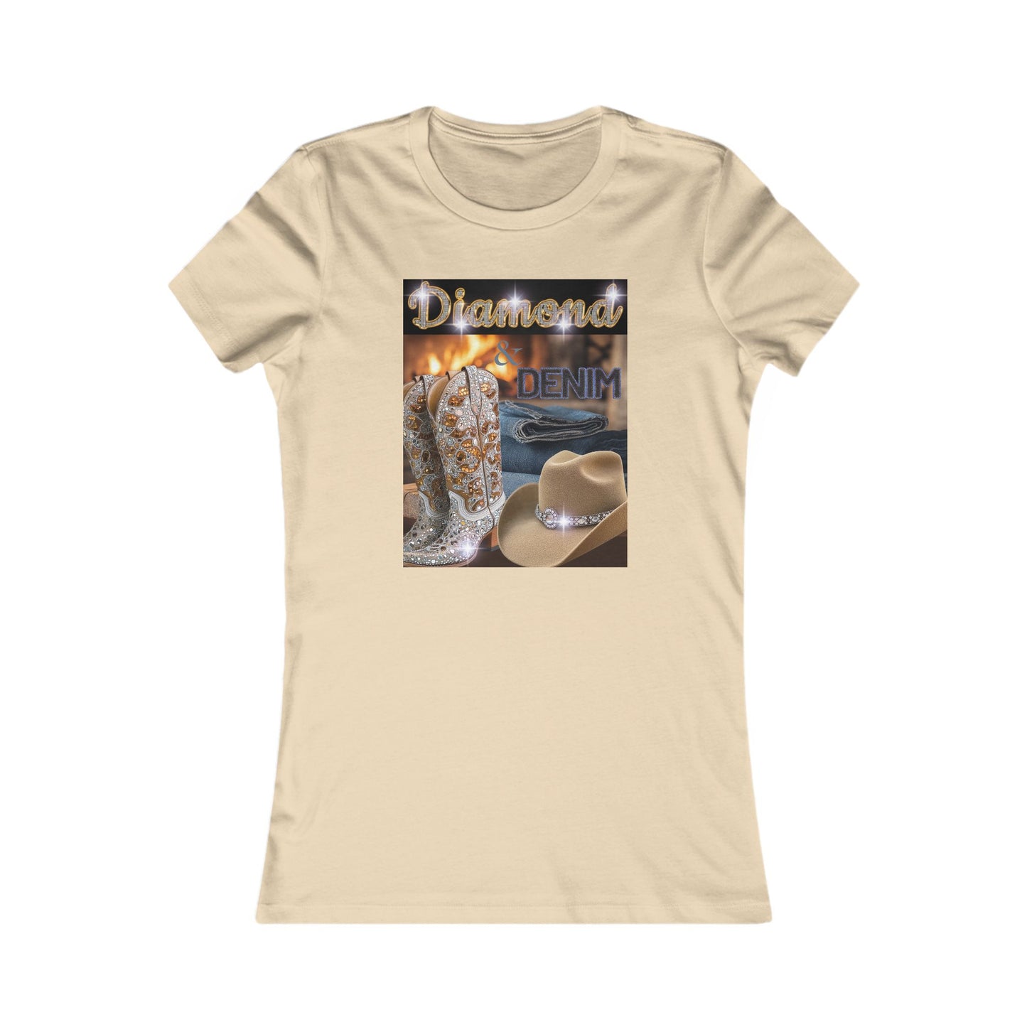 Cowgirl Denim Vibes T-Shirt for Western Fashion Lovers