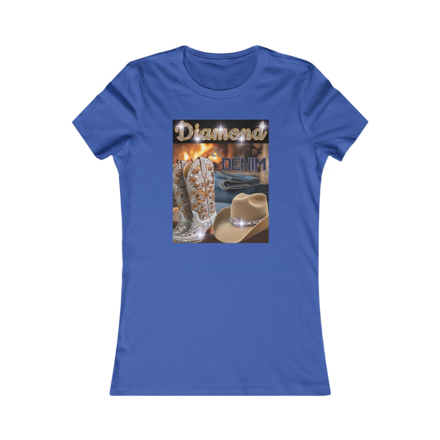 Cowgirl Denim Vibes T-Shirt for Western Fashion Lovers