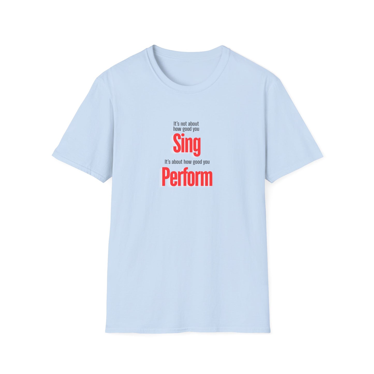 Performer Unisex Softstyle T-Shirt - Perfect for Singers, Musicians, Concerts, Gifts, Casual Wear