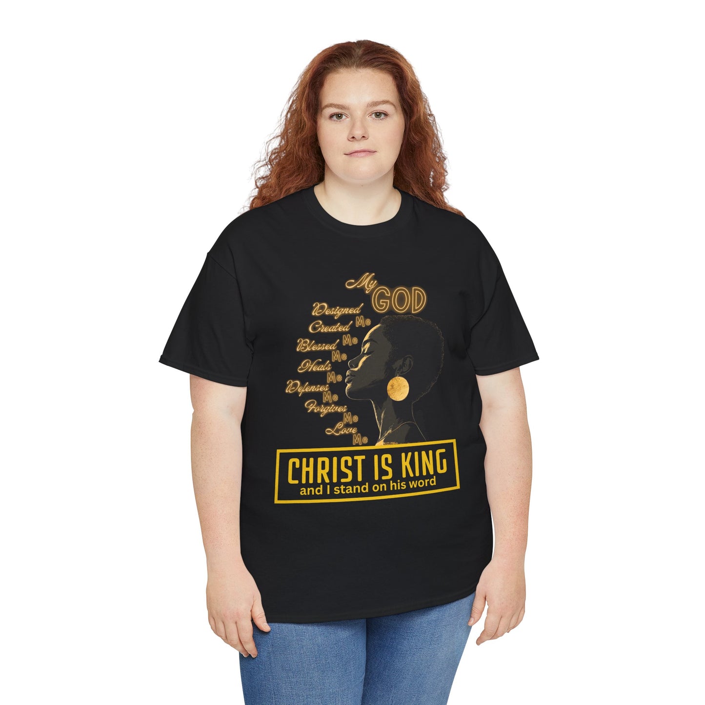 Christ Is King Heavy Cotton Tee