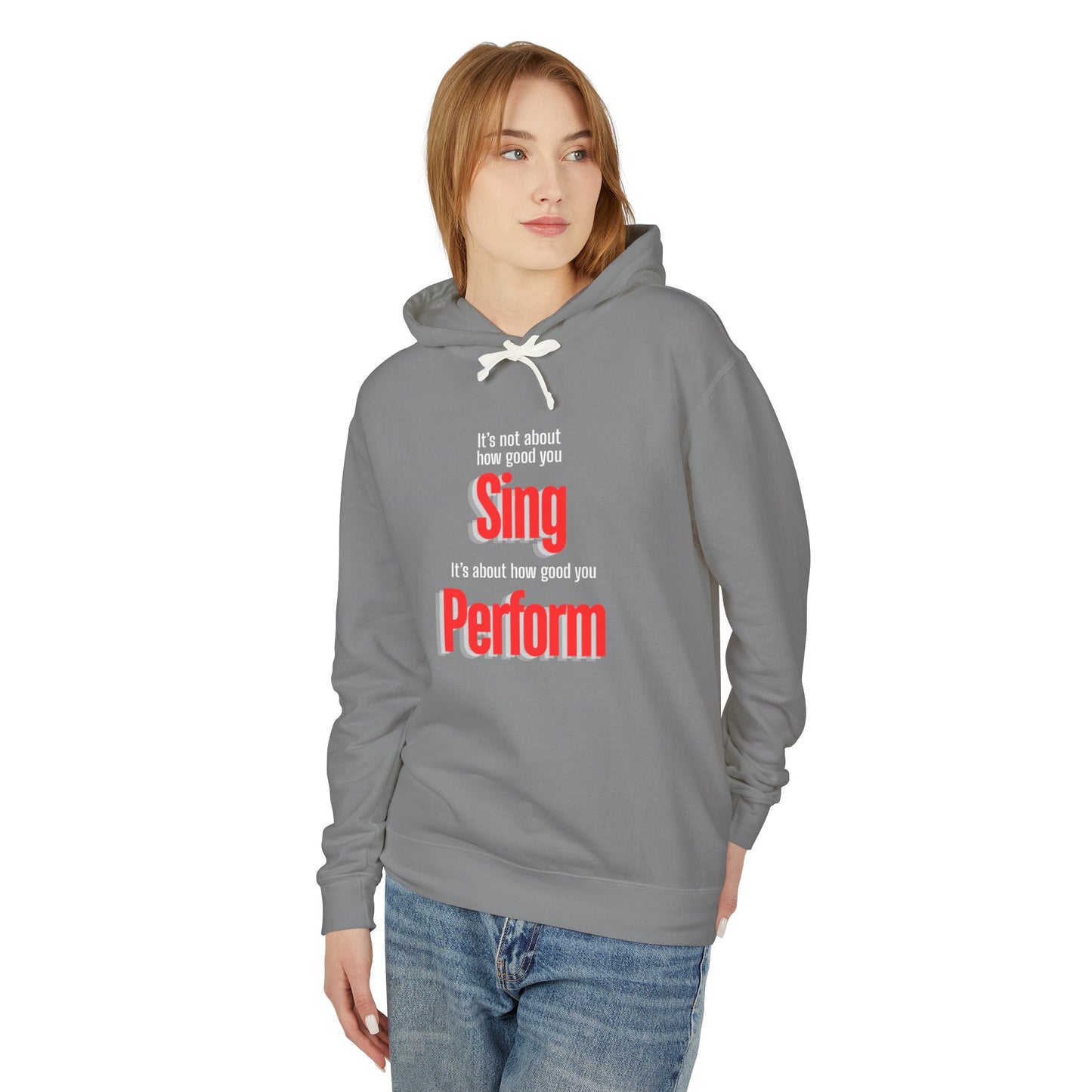 Performer Unisex Lightweight Hooded Sweatshirt