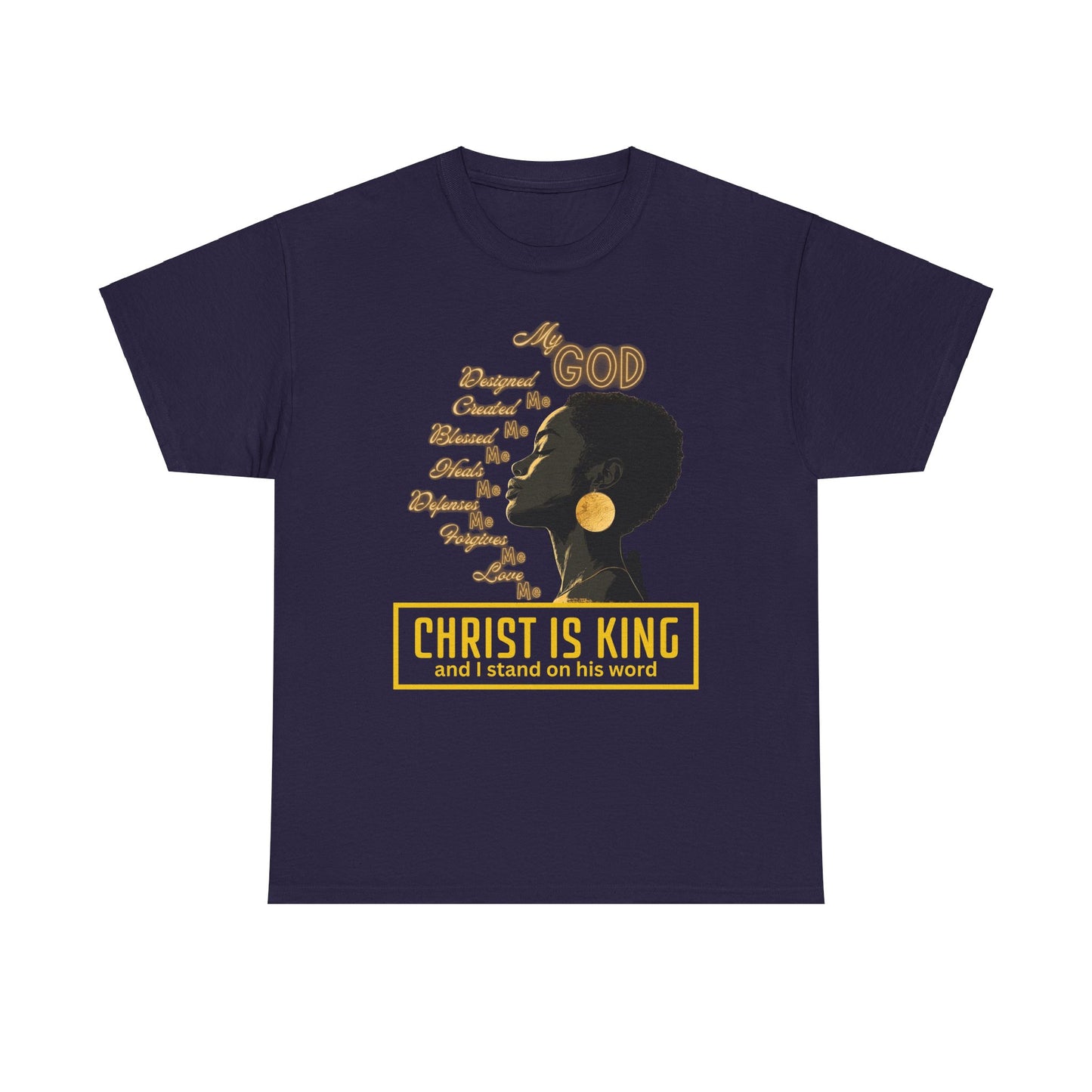 Christ Is King Heavy Cotton Tee