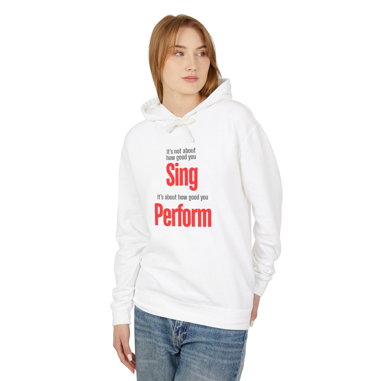 Performer Unisex Lightweight Hooded Sweatshirt