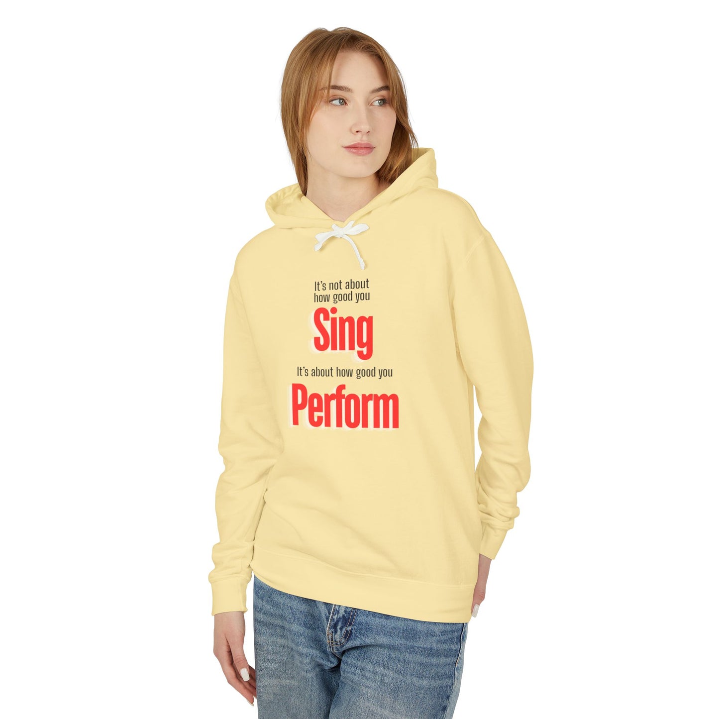 Performer Unisex Lightweight Hooded Sweatshirt