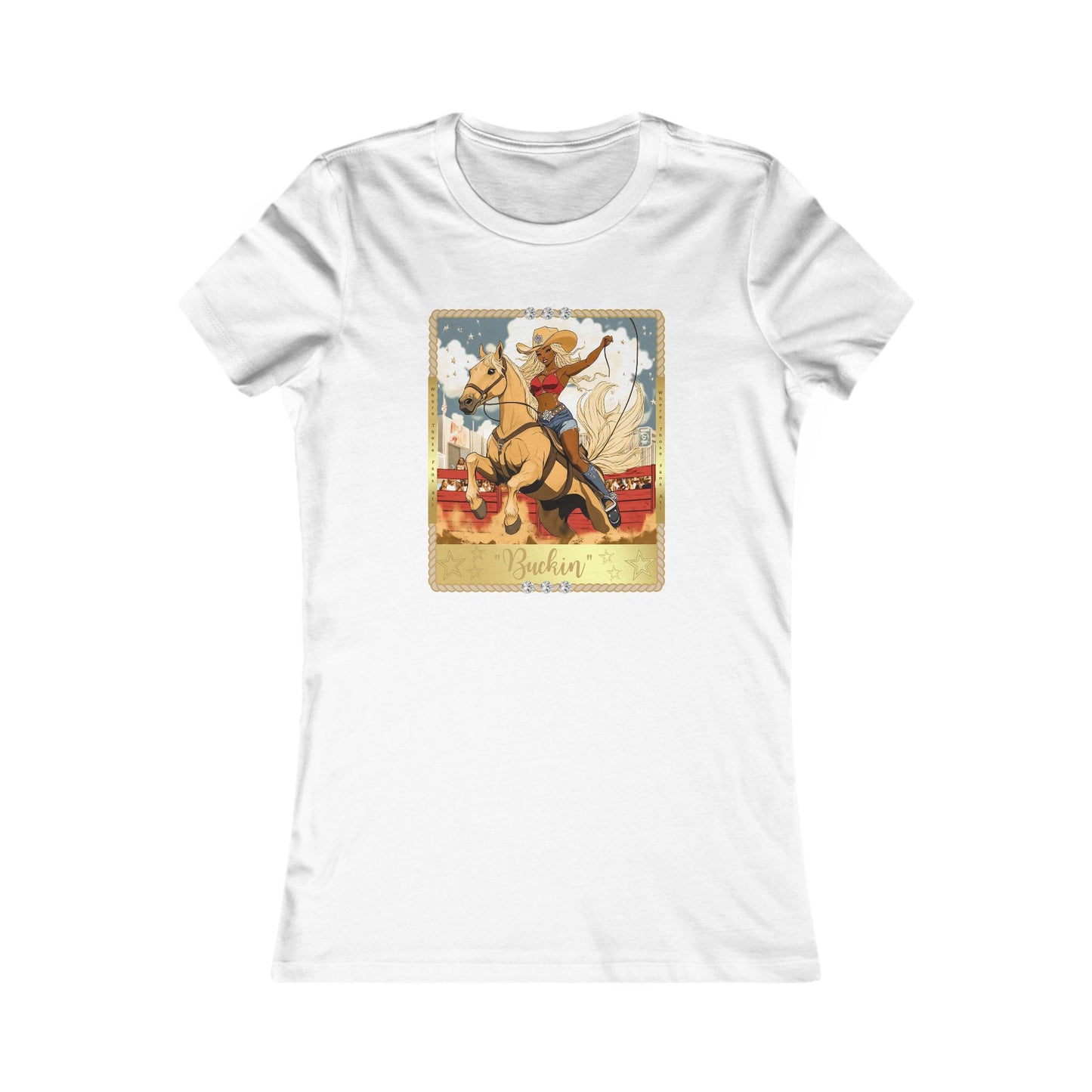 Vintage Western Rodeo Graphic Tee, Casual T-Shirt, Gift for Cowgirls, Country Style Shirt, Rodeo Fan Apparel, Summer Fashion