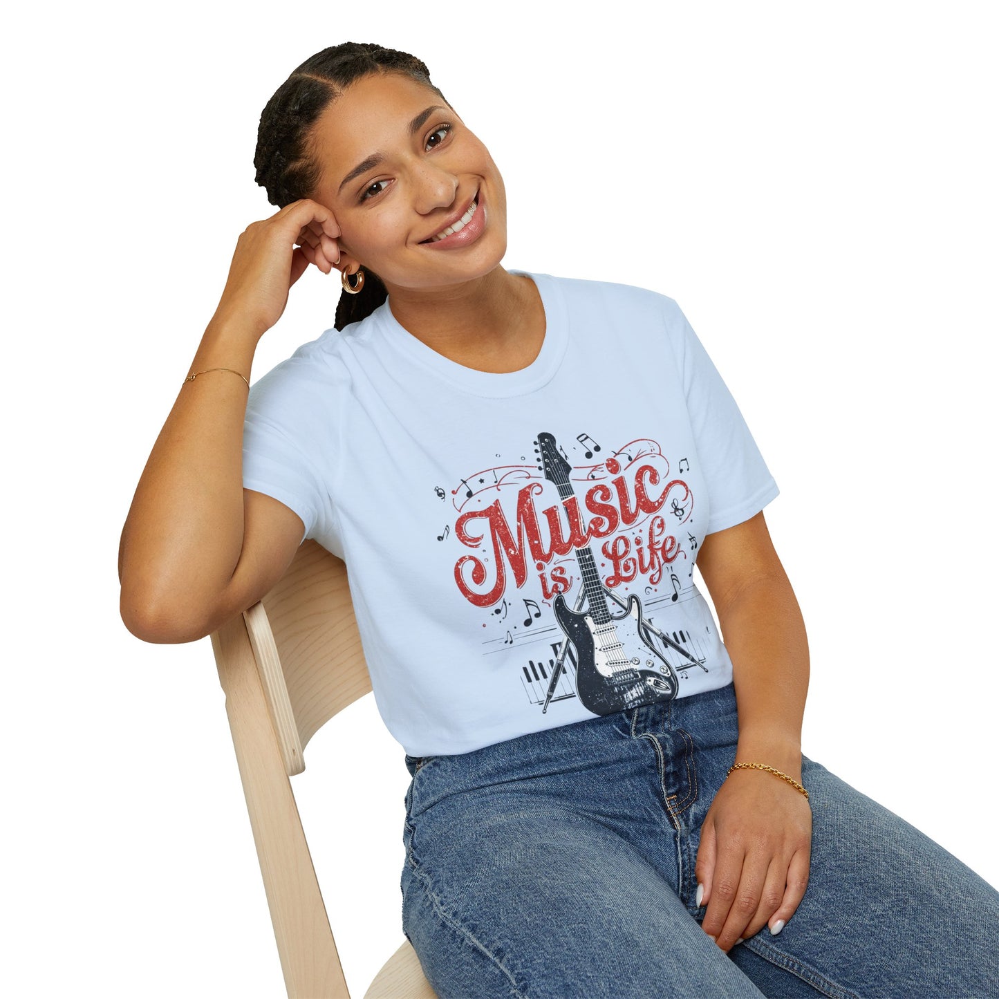 Music Is Life T-Shirt — Retro Musical Graphic Tee