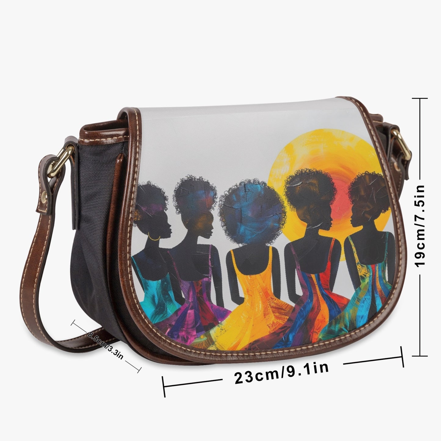 Sisterhood Flap Saddle Bag