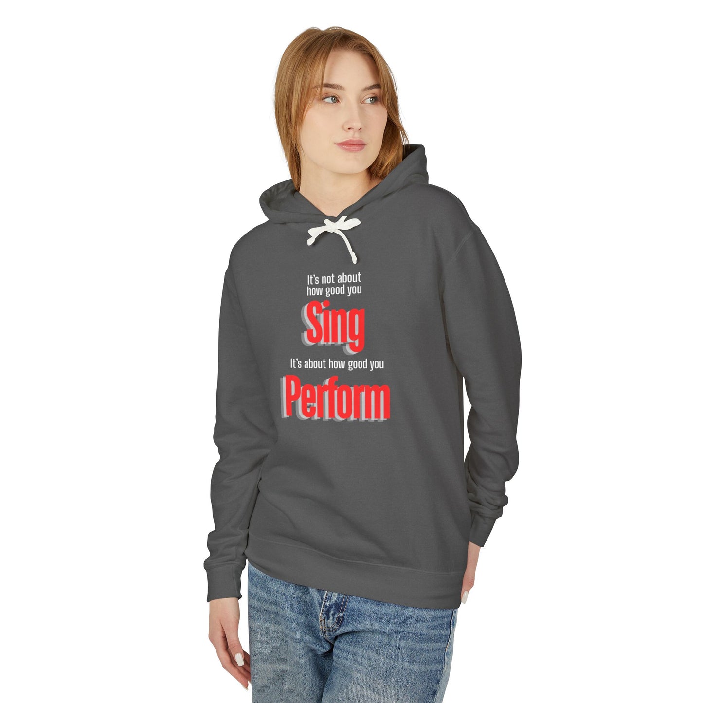 Performer Unisex Lightweight Hooded Sweatshirt