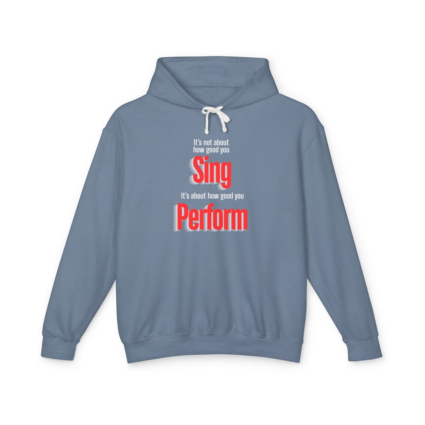 Performer Unisex Lightweight Hooded Sweatshirt