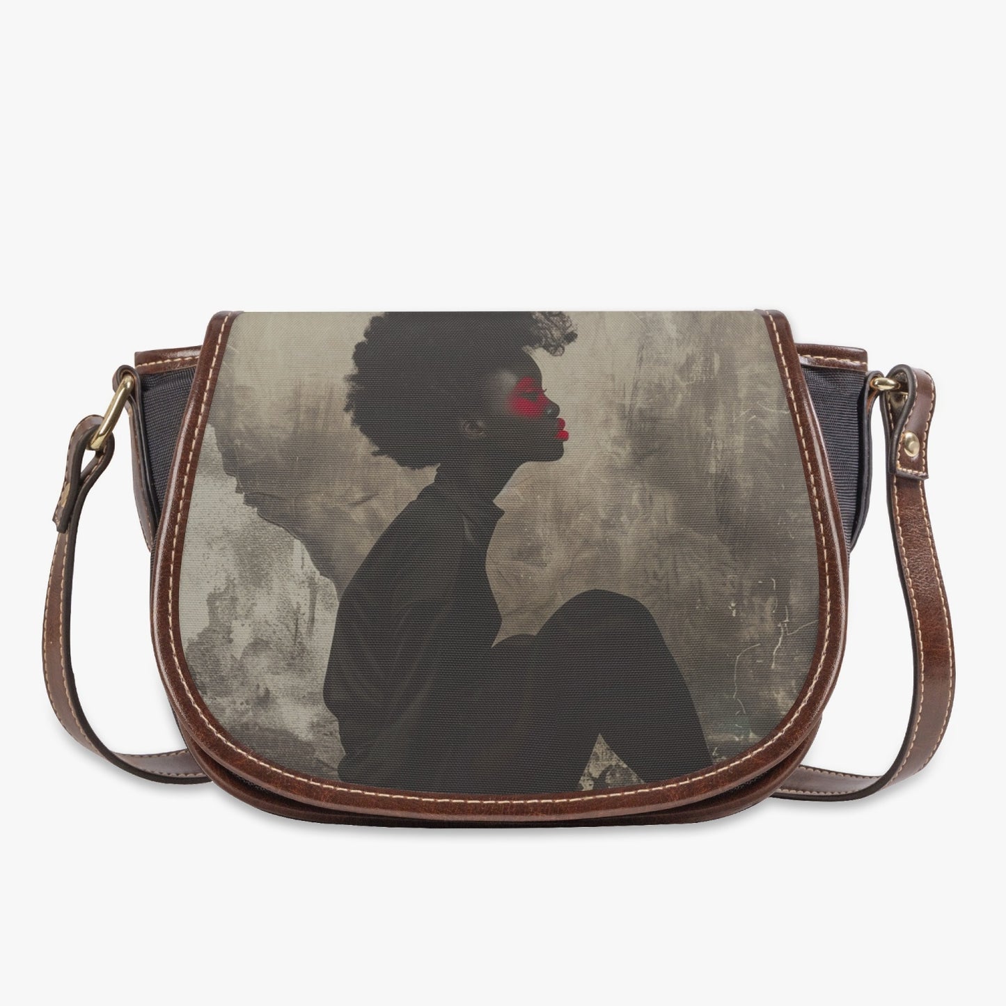 Beauty Within Flap Saddle Bag