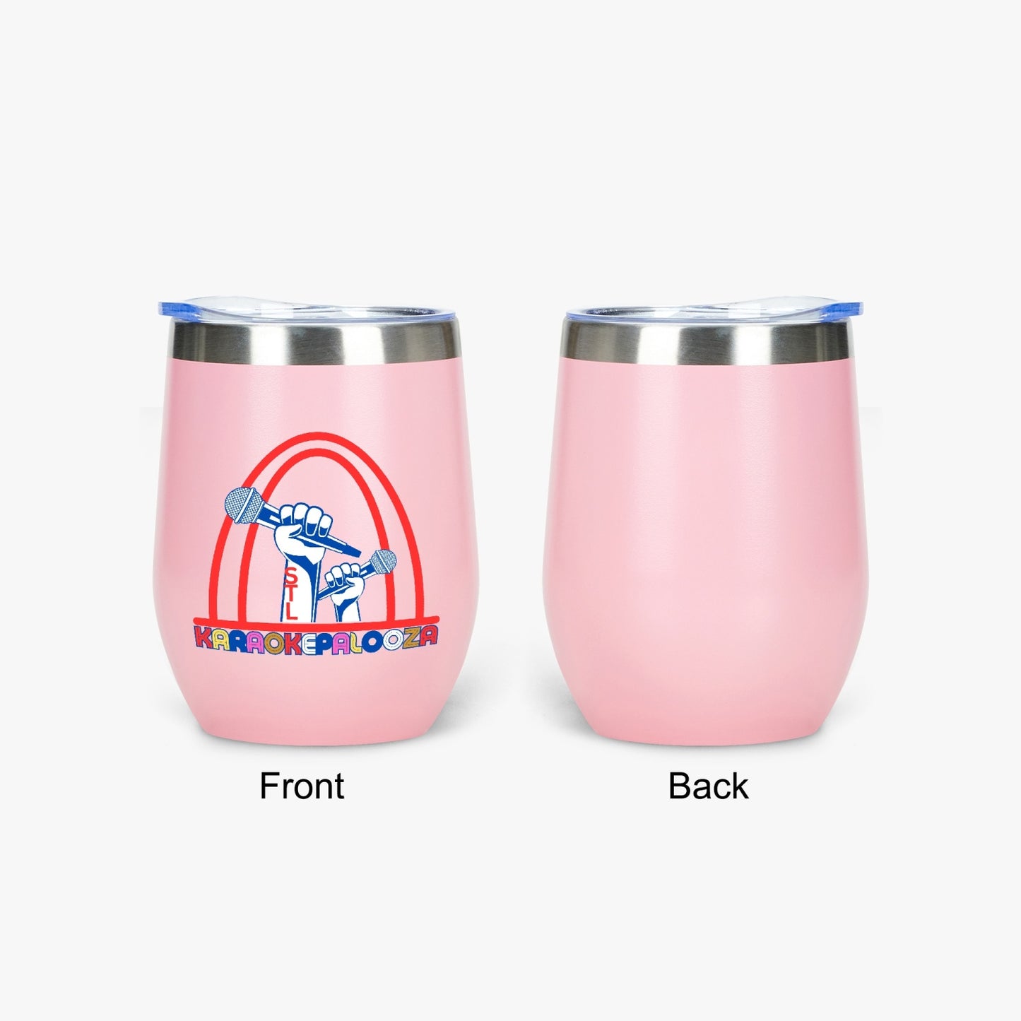 Karaokepalooza Egg Shaped Insulated Wine Tumbler