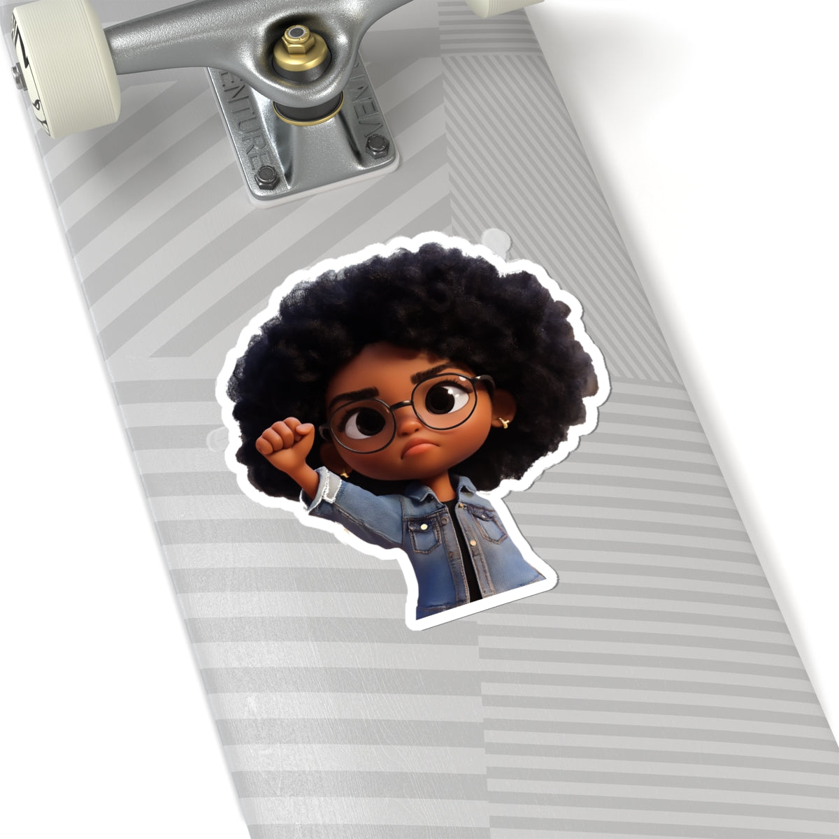 Black Power Kiss-Cut Stickers
