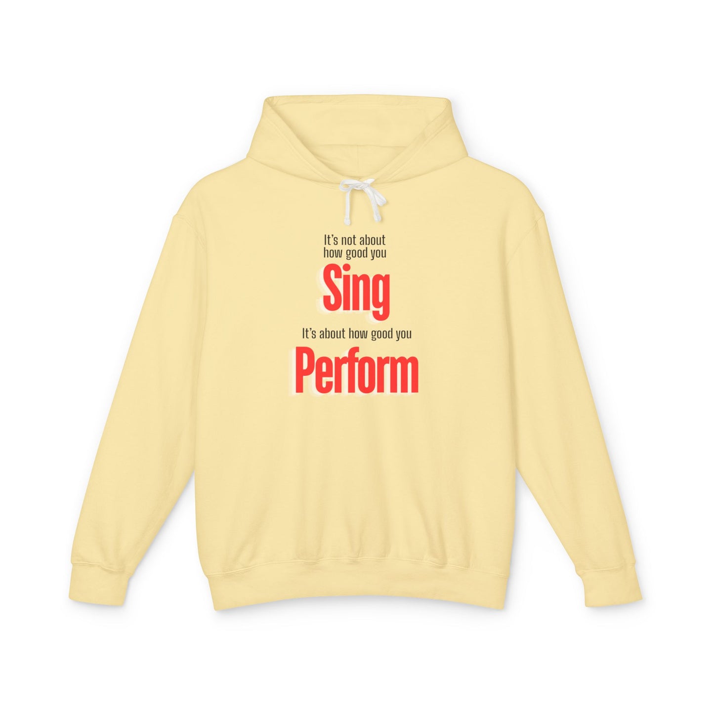 Performer Unisex Lightweight Hooded Sweatshirt