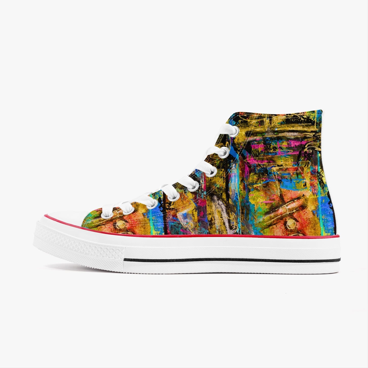 High-Top Canvas Shoes