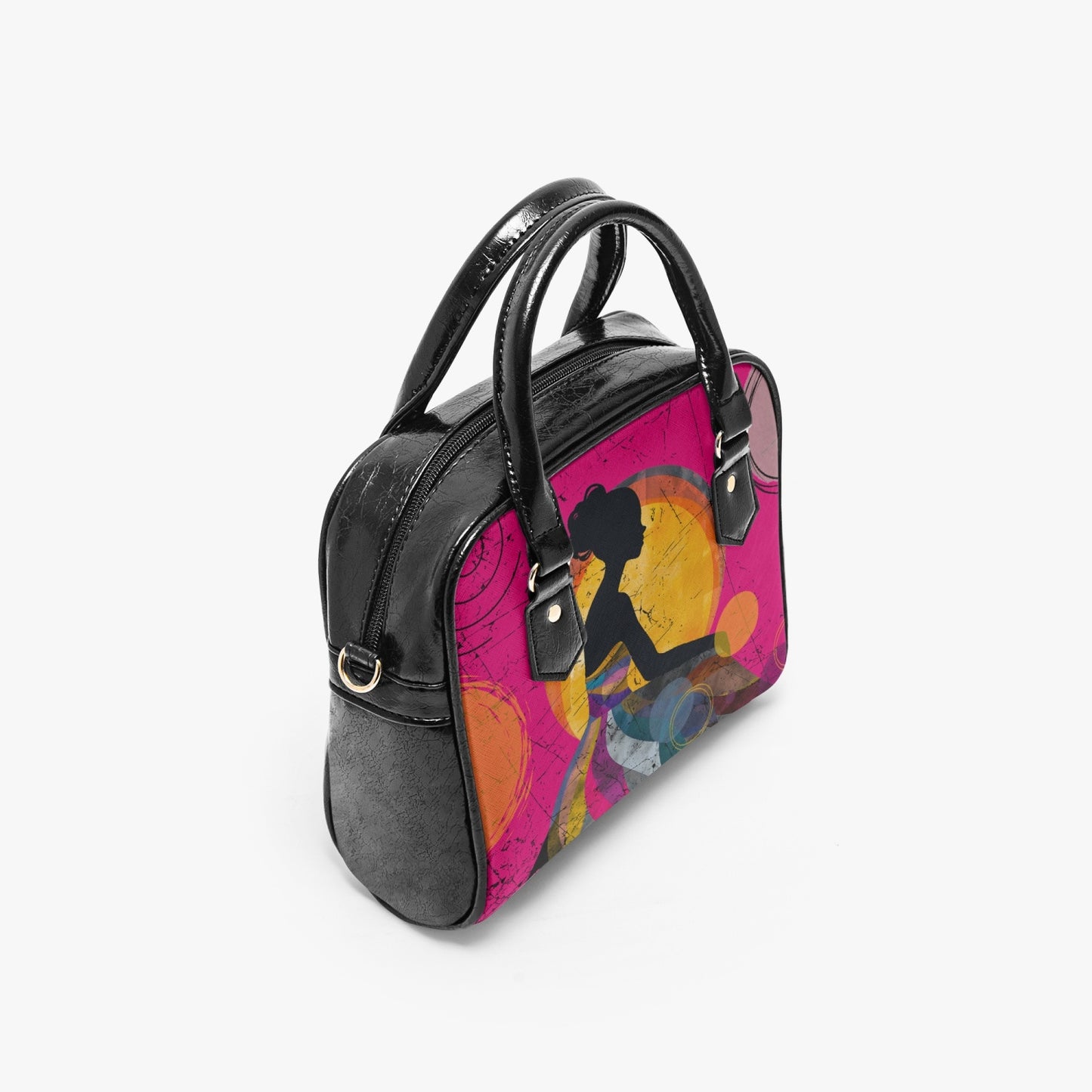 Women of Peace Casual Leather Saddle Bag