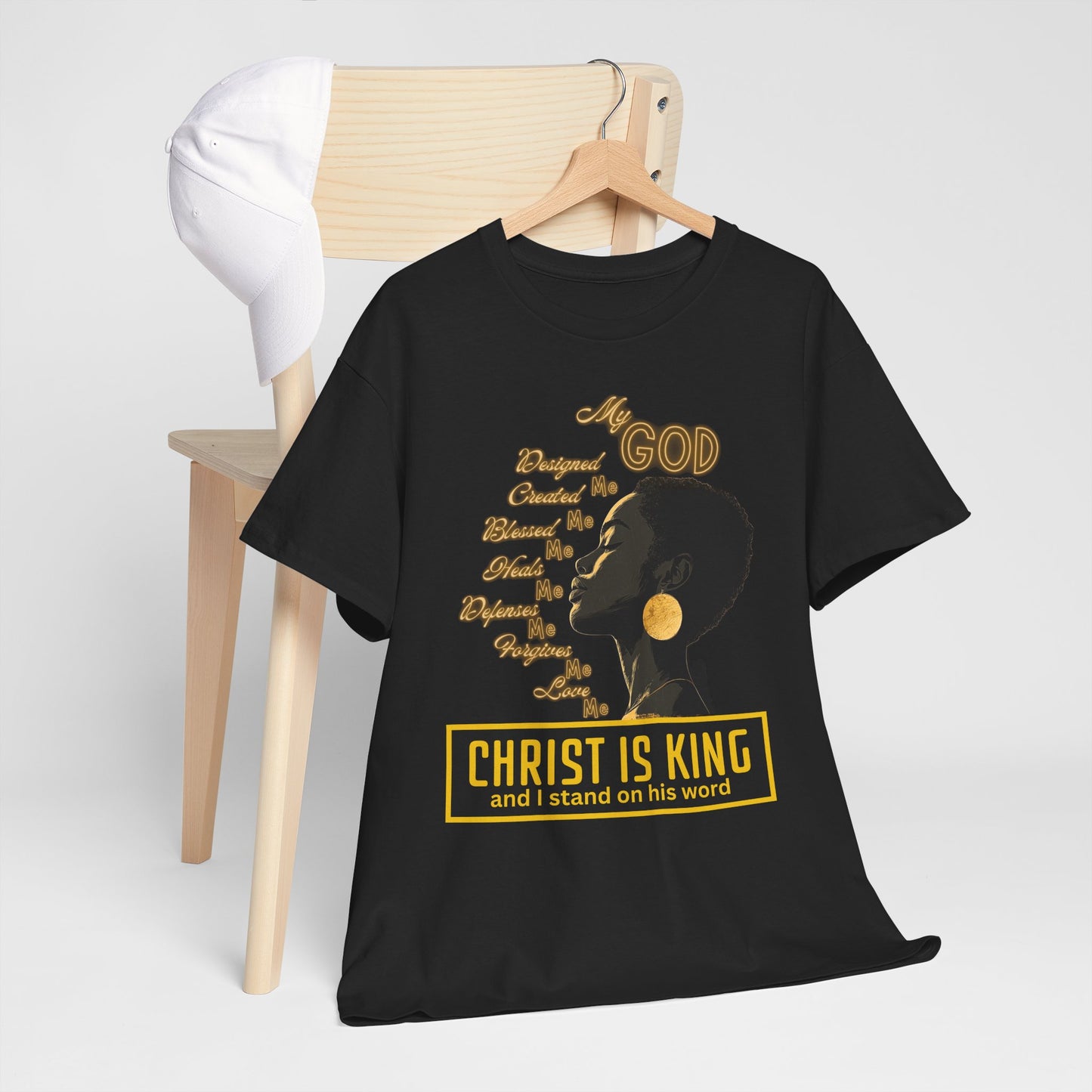 Christ Is King Heavy Cotton Tee