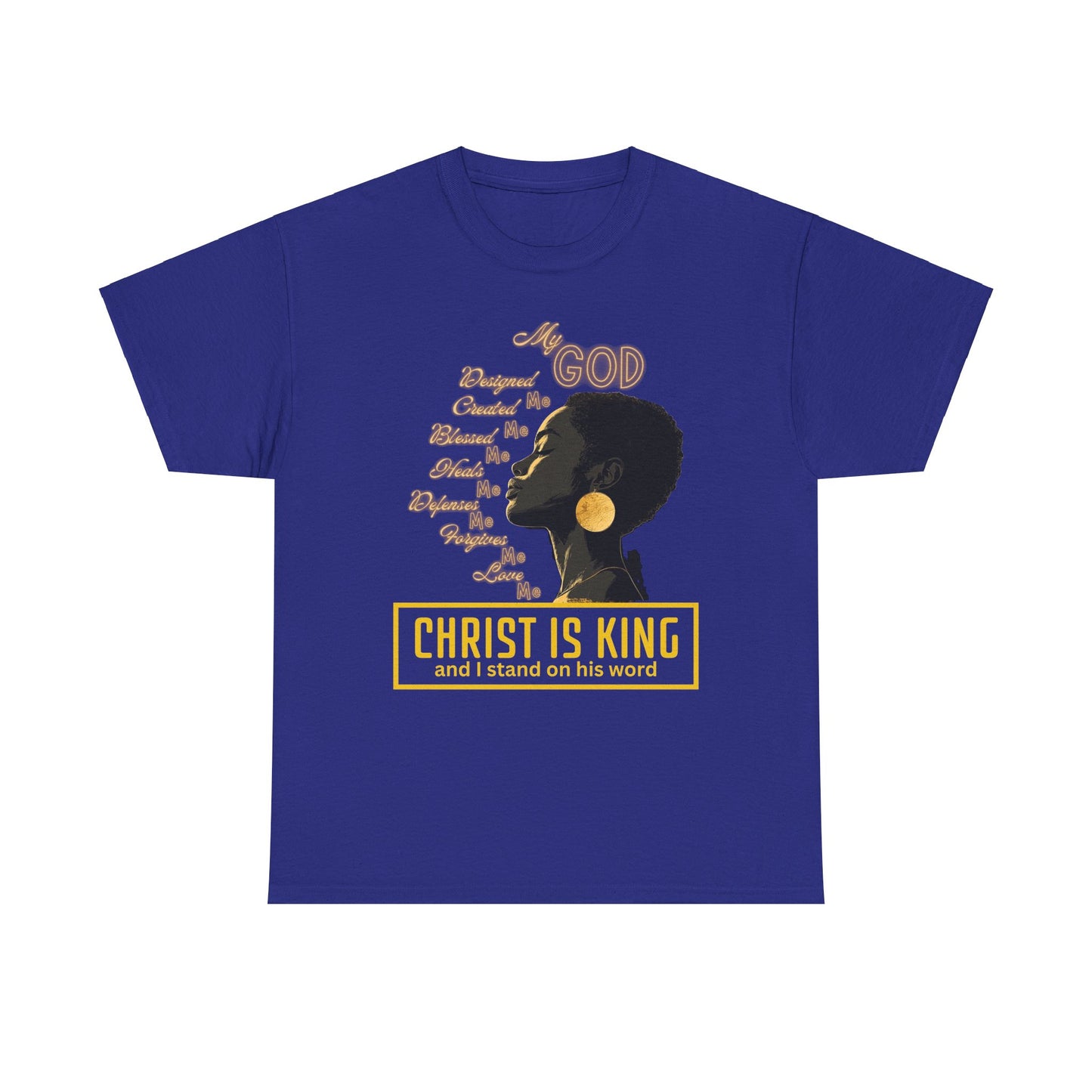 Christ Is King Heavy Cotton Tee