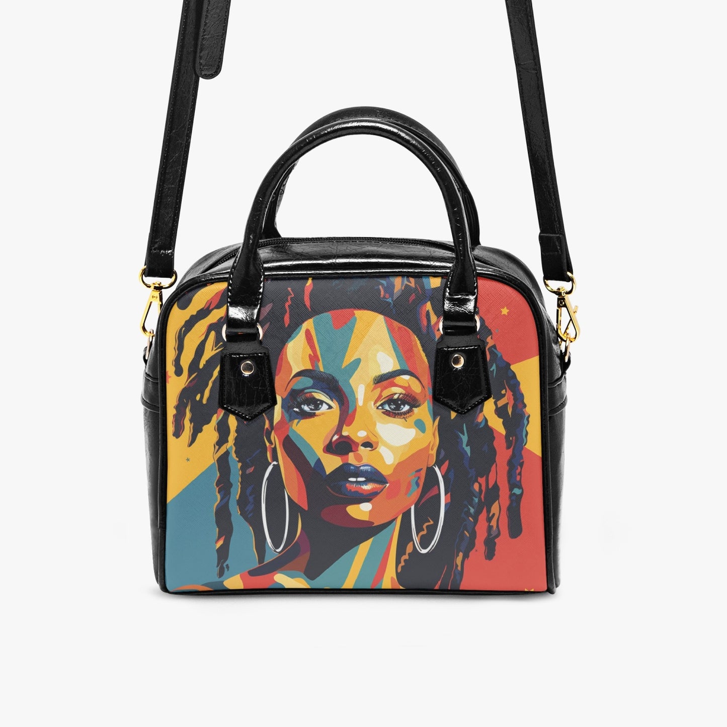 Natural Woman Casual Leather Saddle Bag