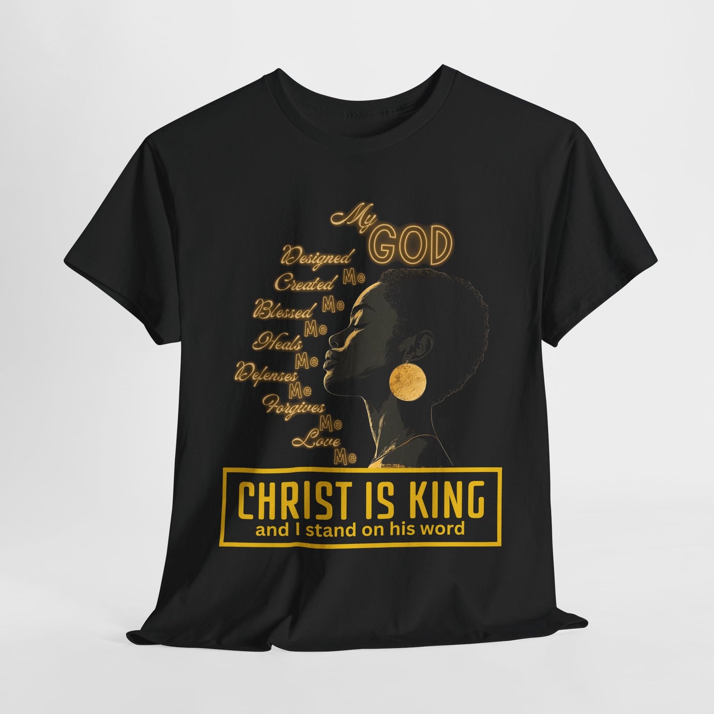 Christ Is King Heavy Cotton Tee