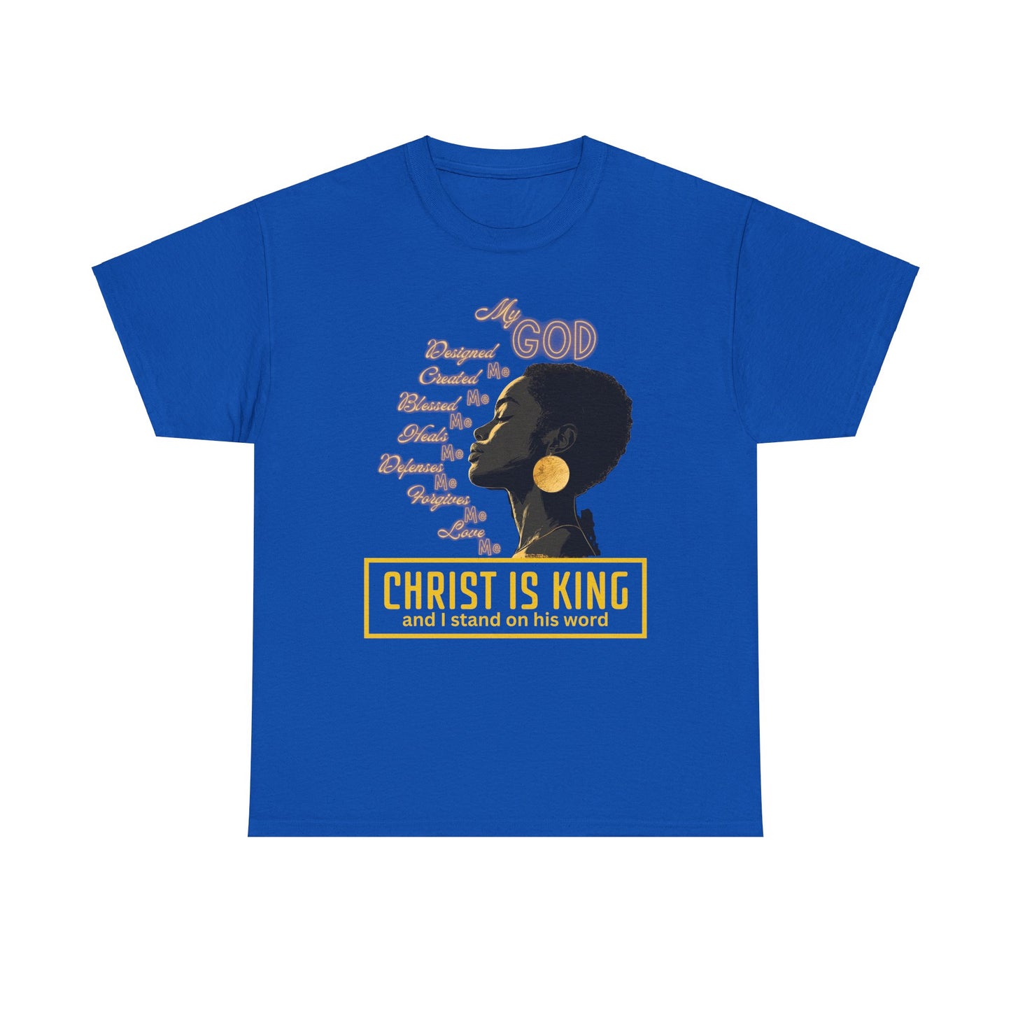 Christ Is King Heavy Cotton Tee