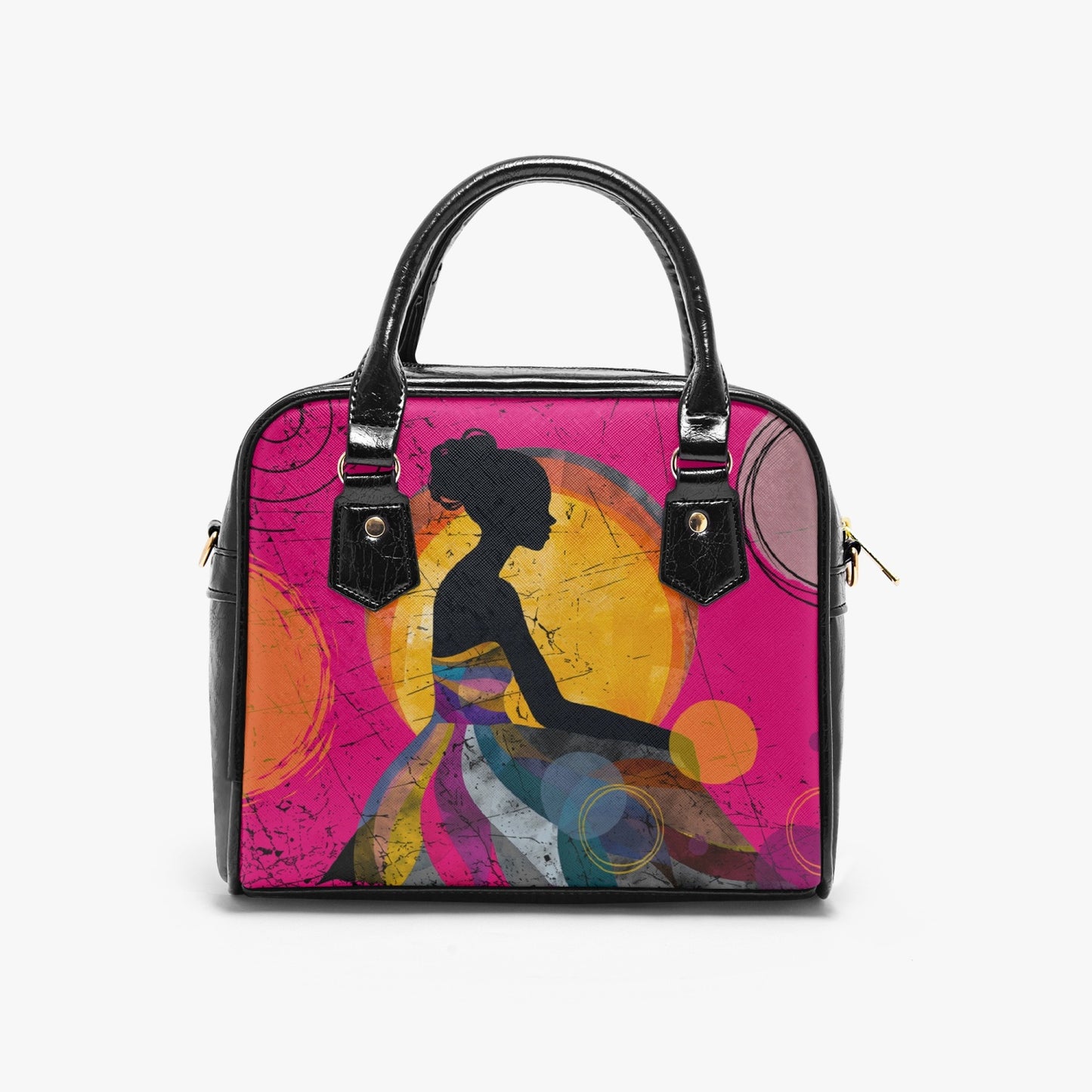 Women of Peace Casual Leather Saddle Bag