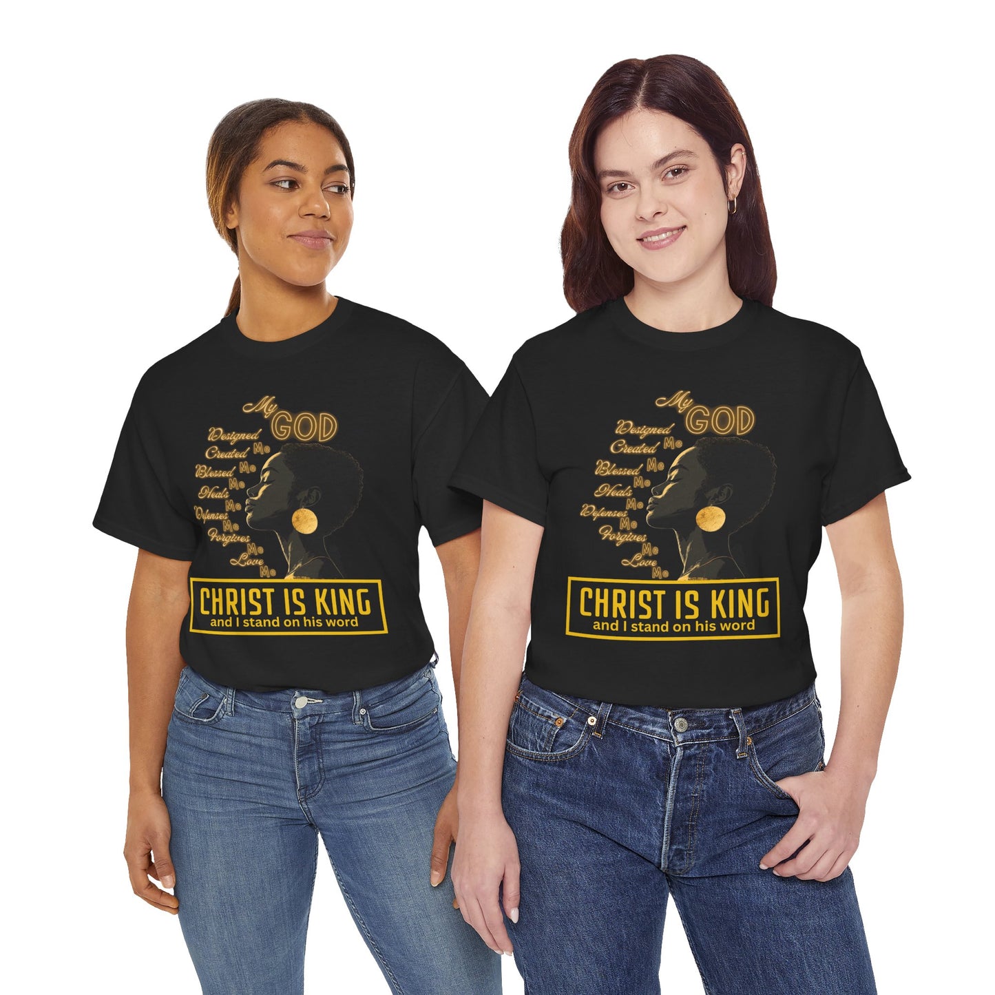 Christ Is King Heavy Cotton Tee
