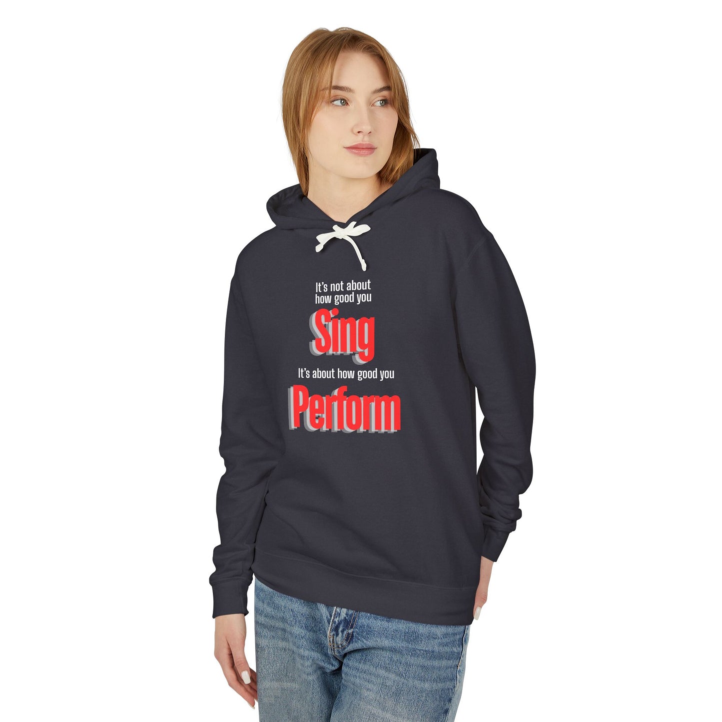 Performer Unisex Lightweight Hooded Sweatshirt