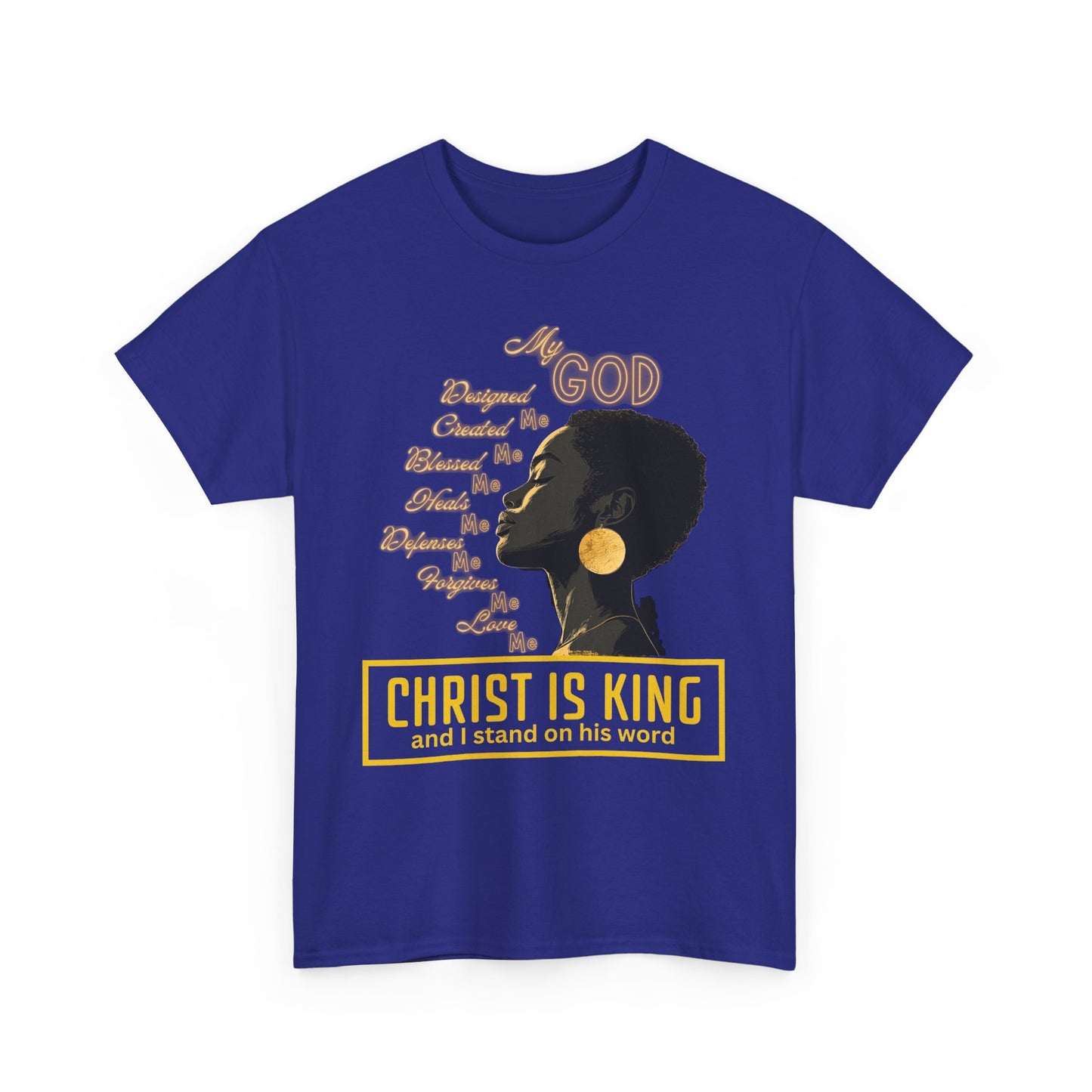Christ Is King Heavy Cotton Tee