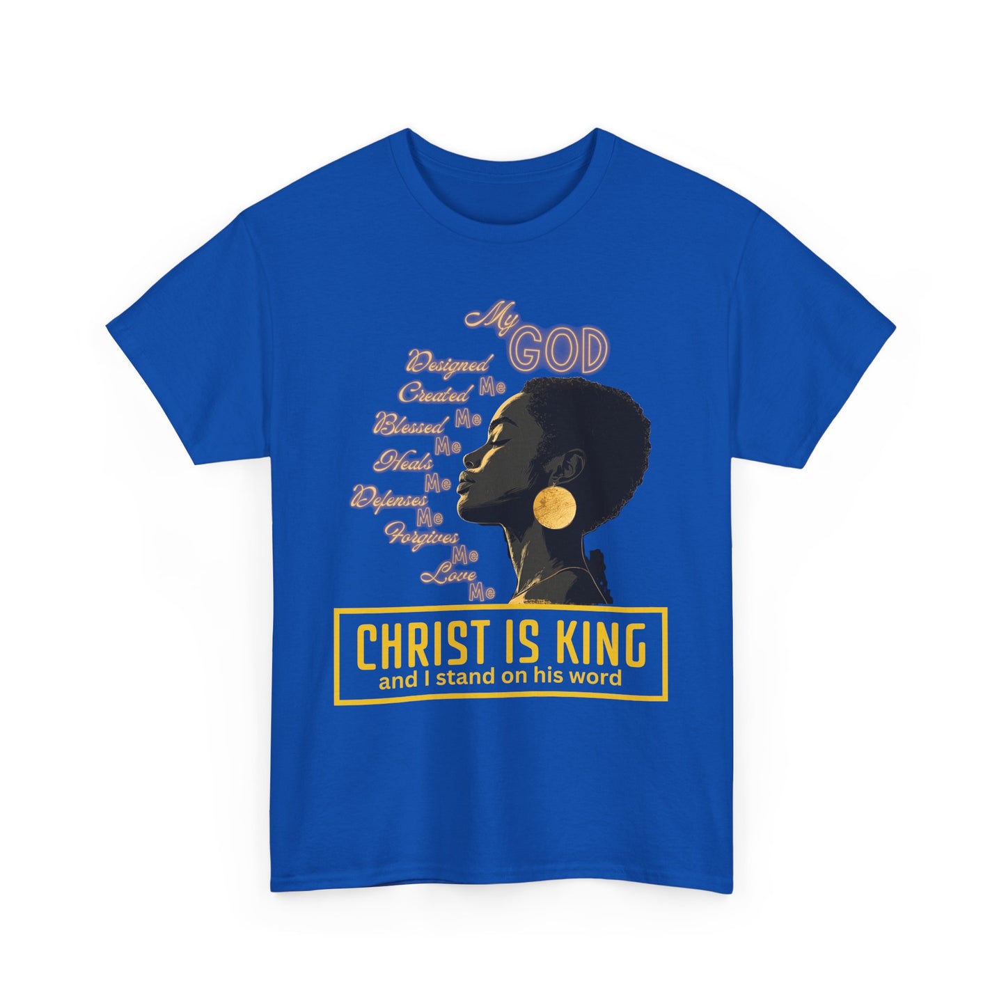 Christ Is King Heavy Cotton Tee