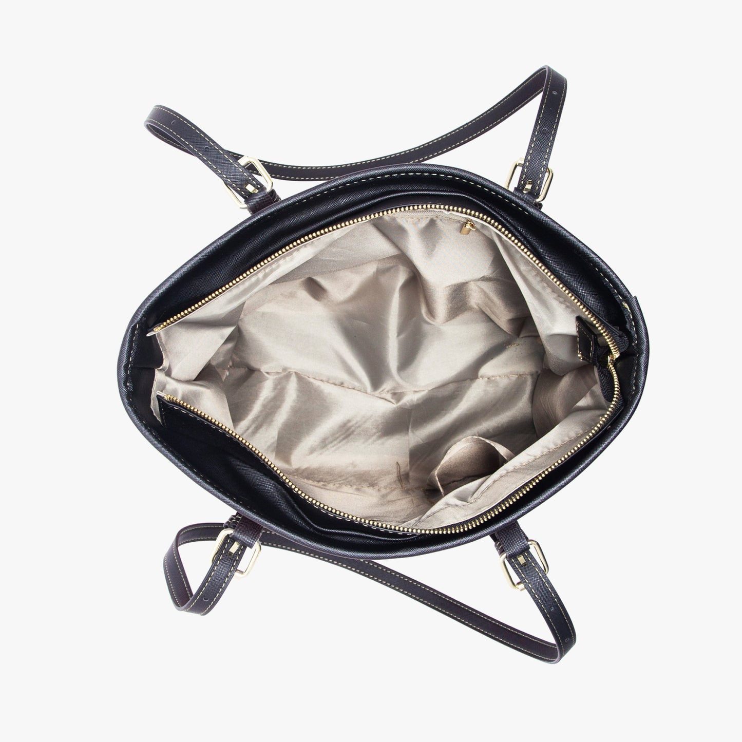 Psychedelic Woman Medium Leather Tote Bag for Women