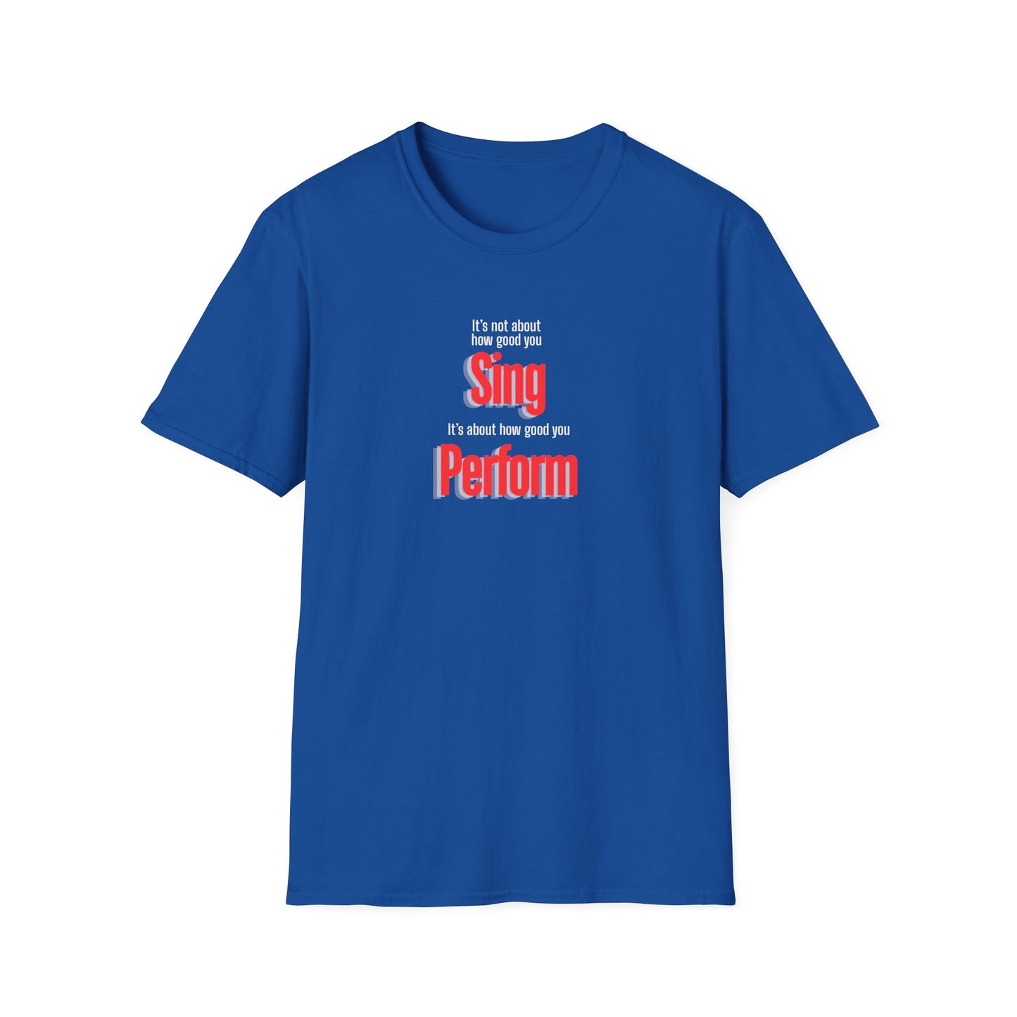 Performer Unisex Softstyle T-Shirt - Perfect for Singers, Musicians, Concerts, Gifts, Casual Wear