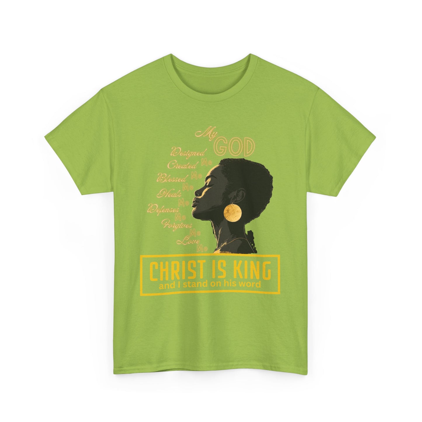 Christ Is King Heavy Cotton Tee