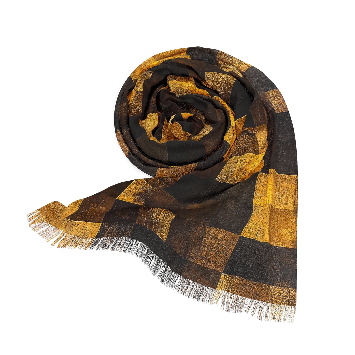 Brown Patches Light Scarf