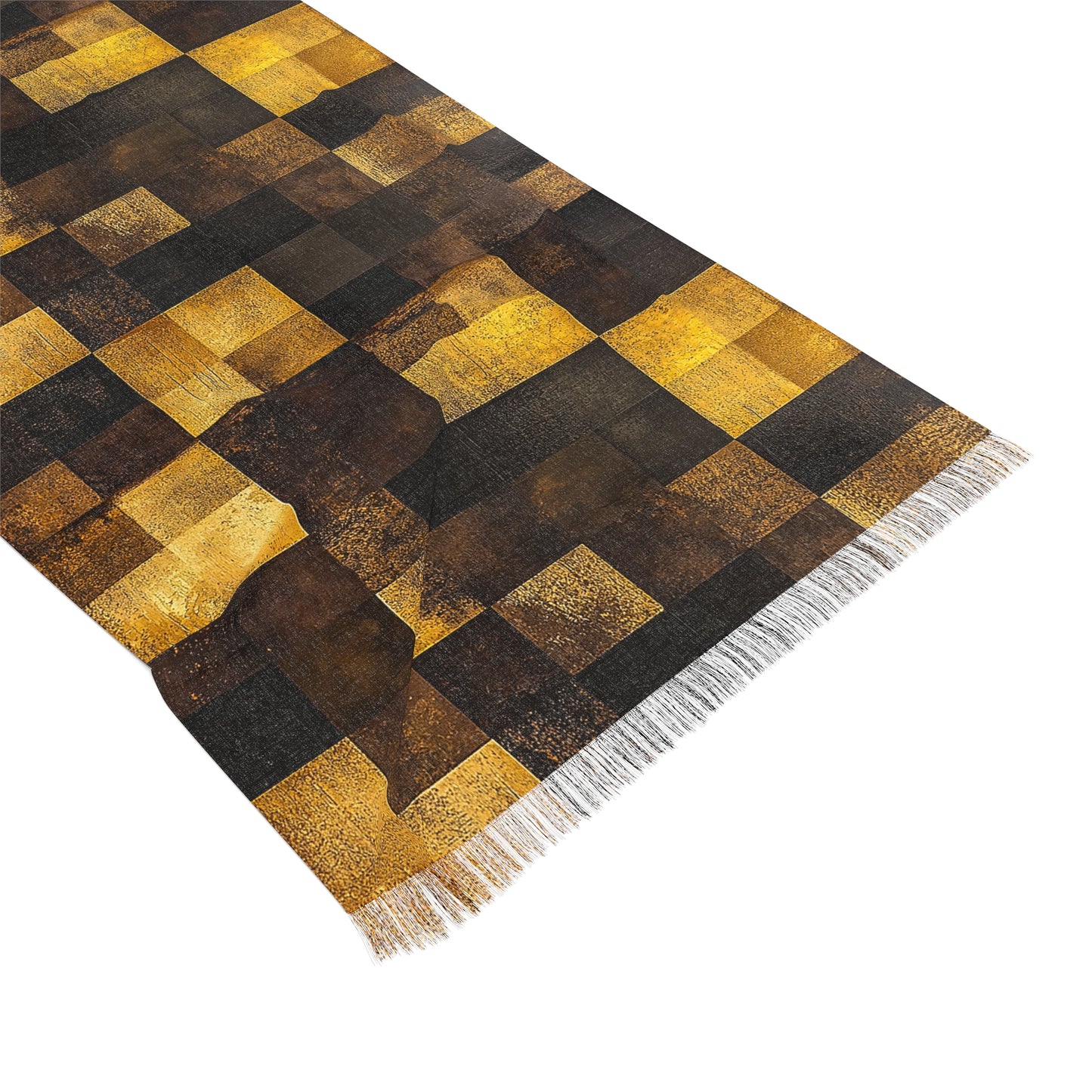 Brown Patches Light Scarf