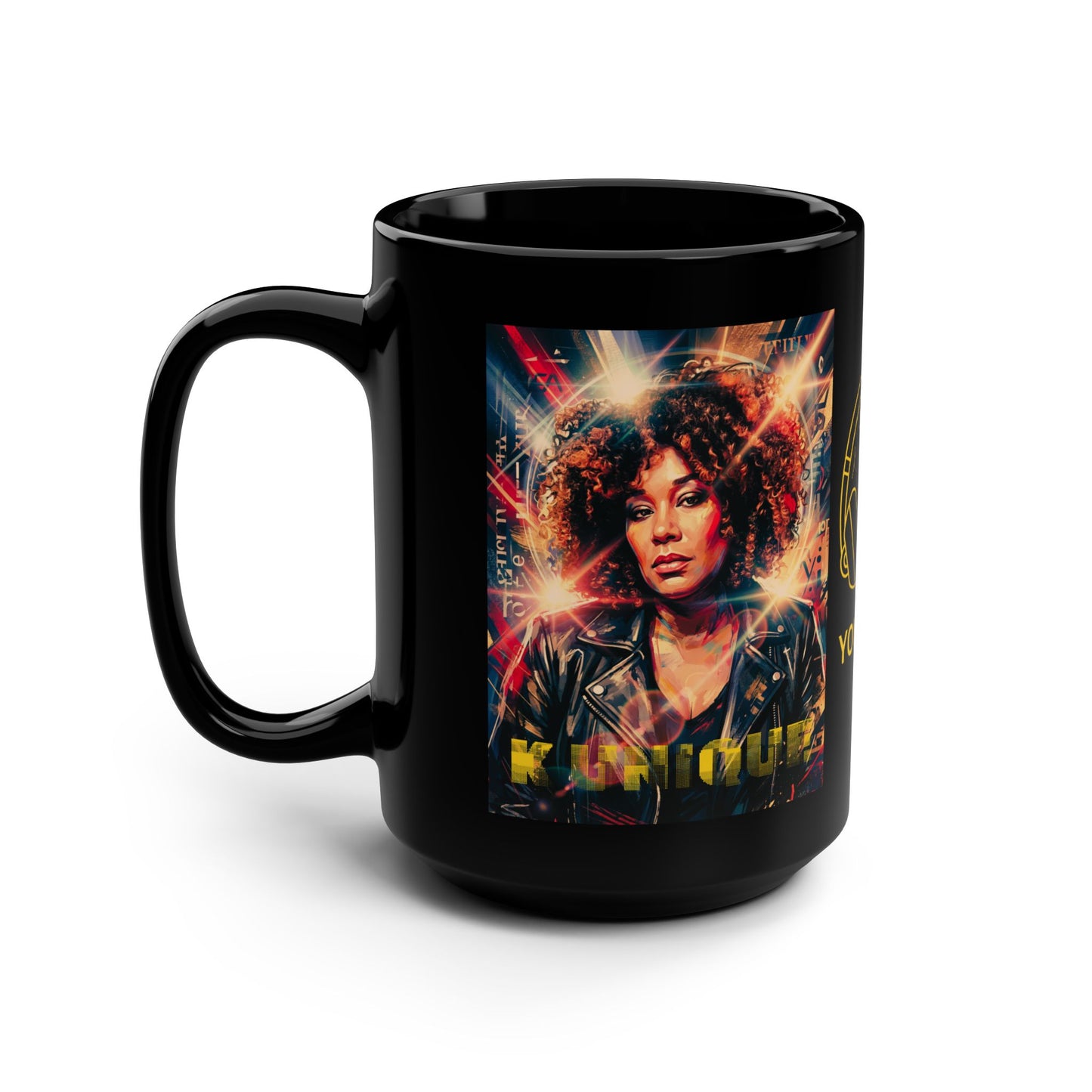 Live With K Unique Black 15oz Mug —