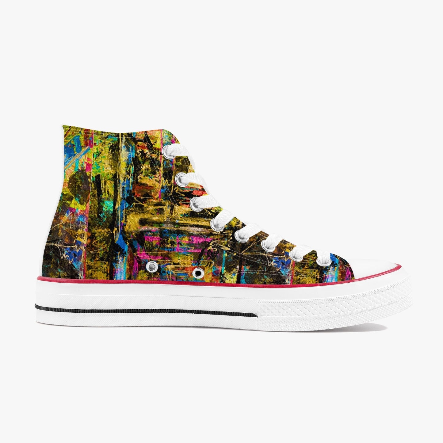 High-Top Canvas Shoes