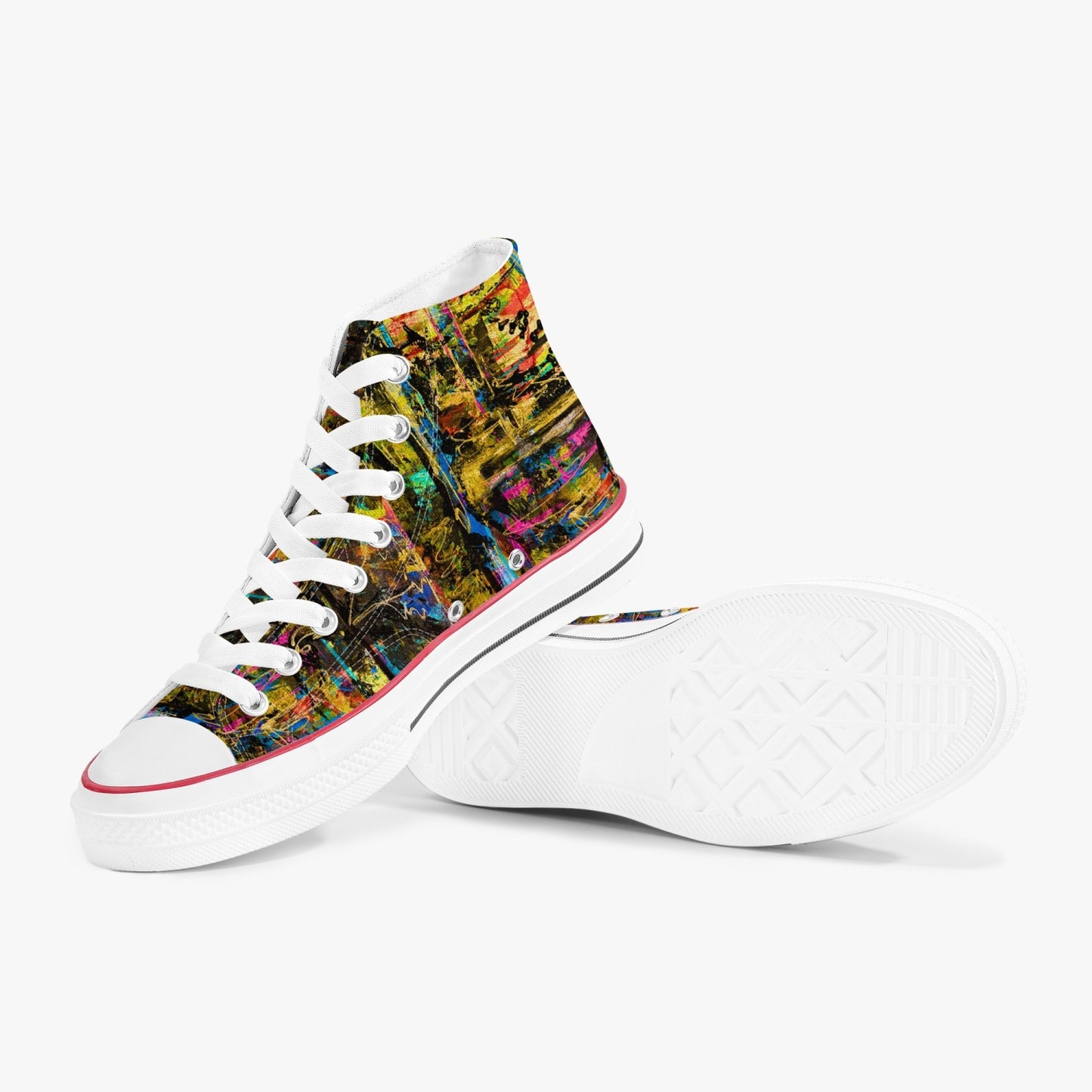 High-Top Canvas Shoes