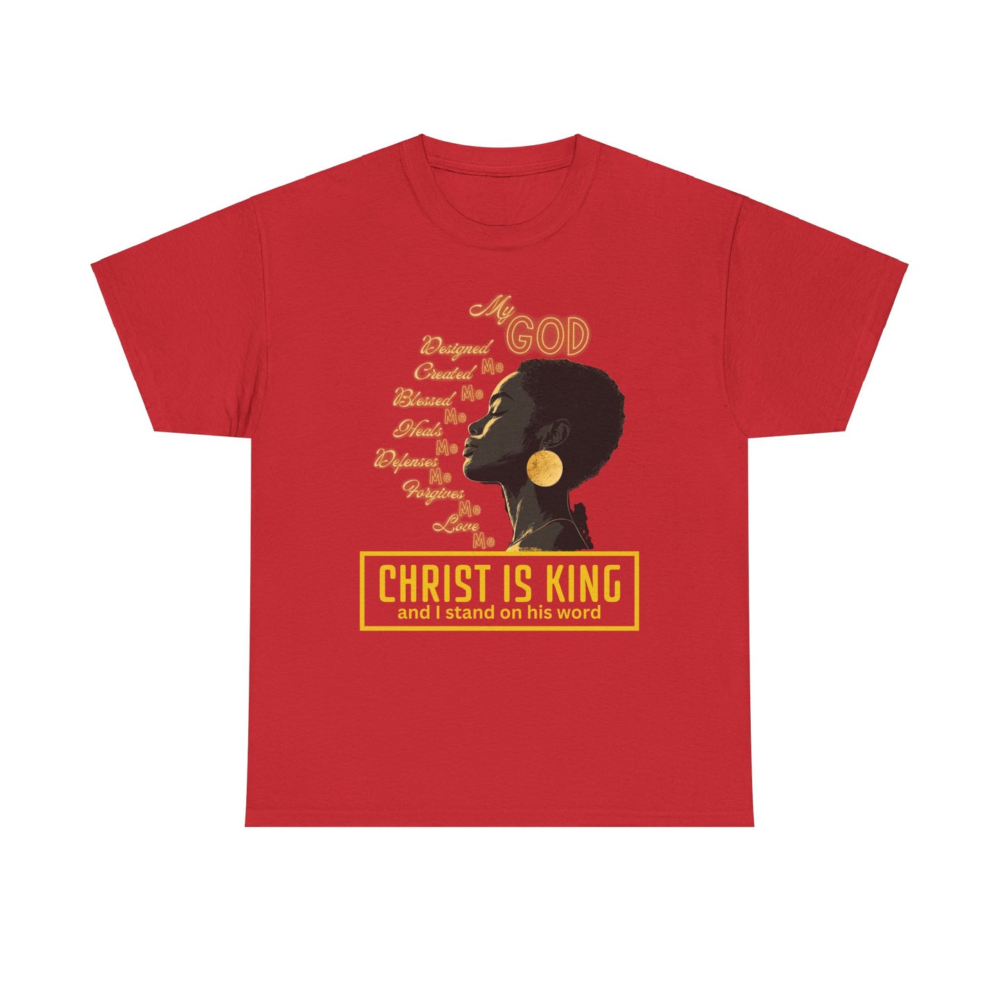 Christ Is King Heavy Cotton Tee
