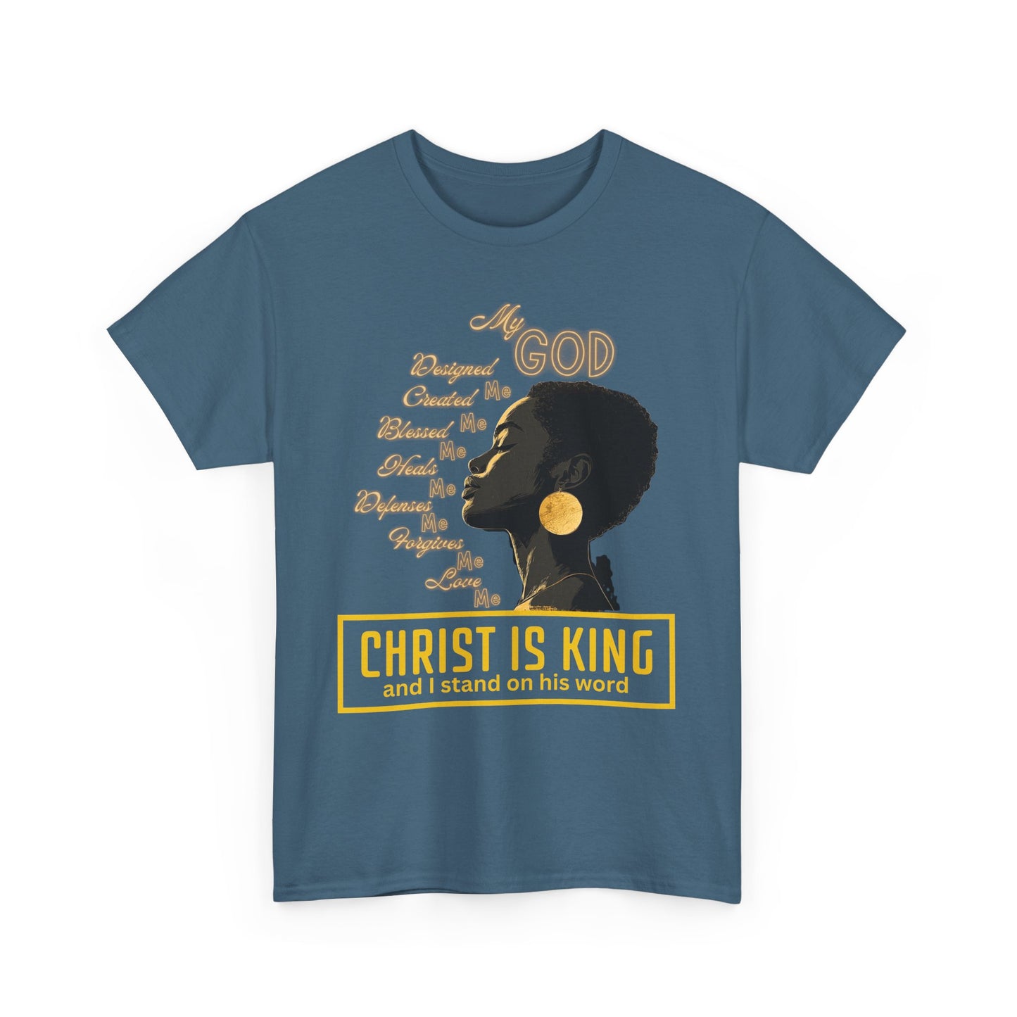 Christ Is King Heavy Cotton Tee