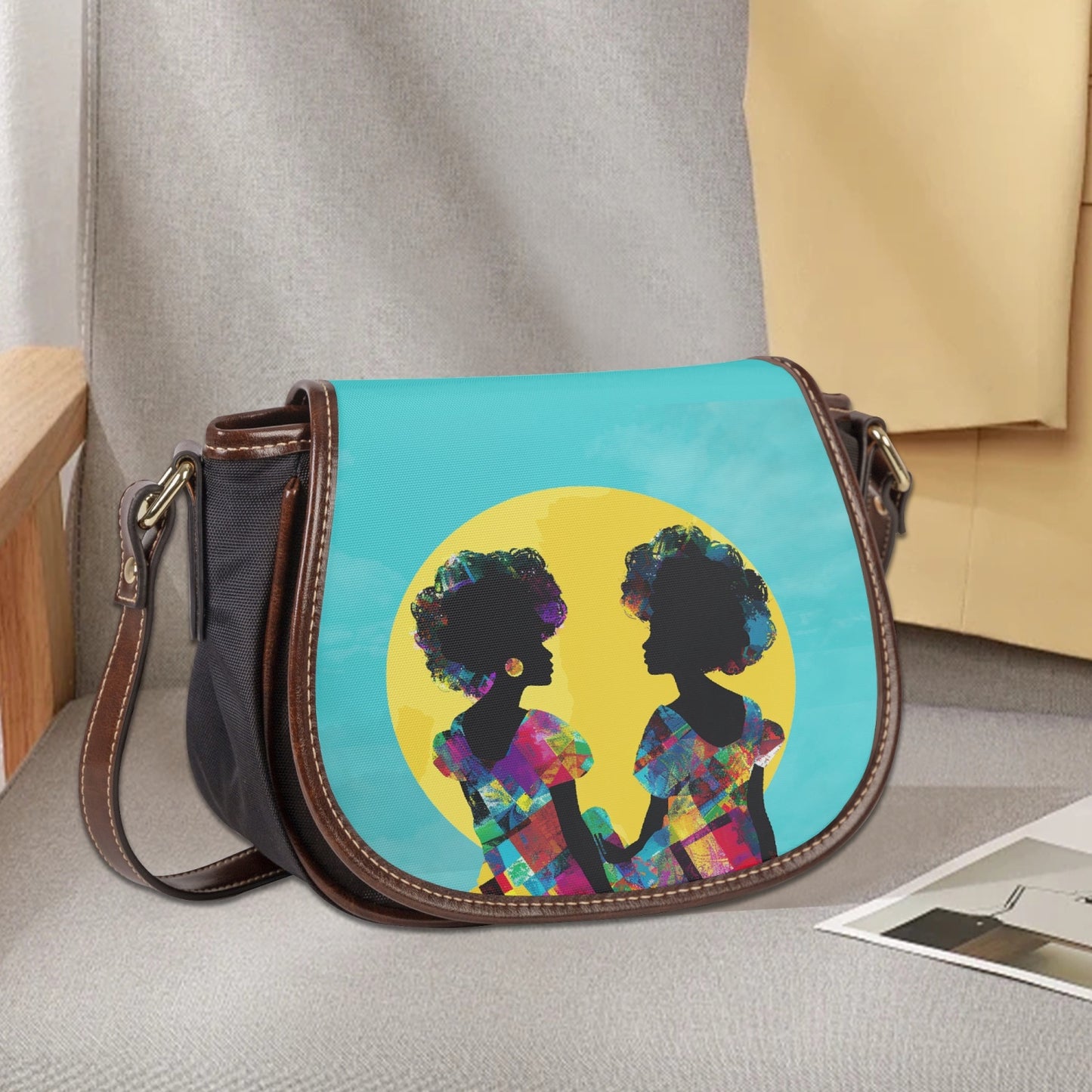 Friends for Life Flap Saddle Bag
