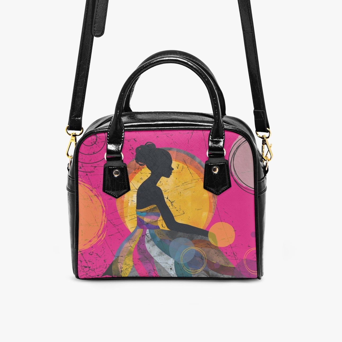 Women of Peace Casual Leather Saddle Bag