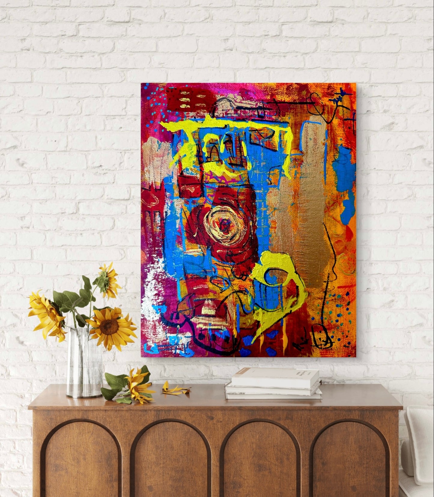 Rose of Fire - Fine Art Painting