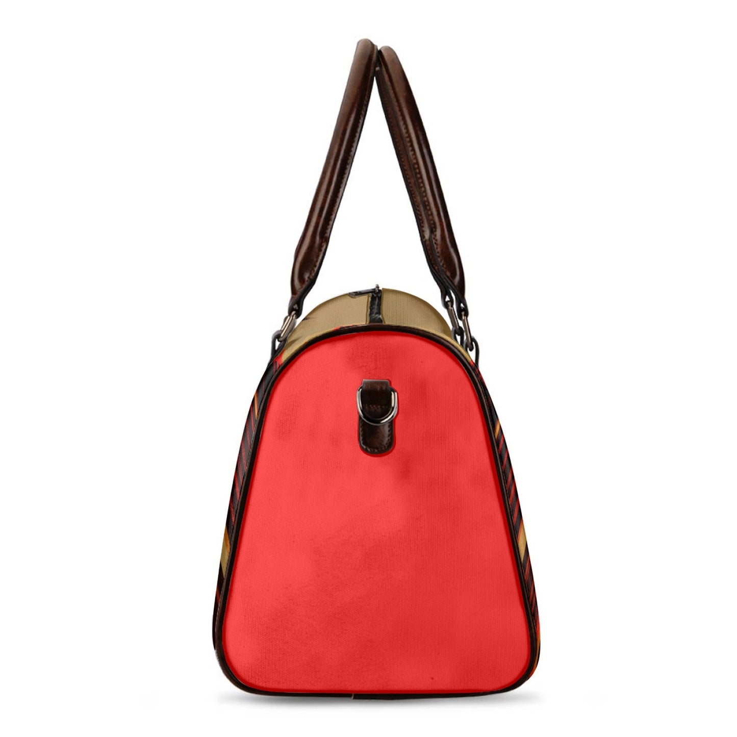 Psychedelic Woman Duffle Bag Red
