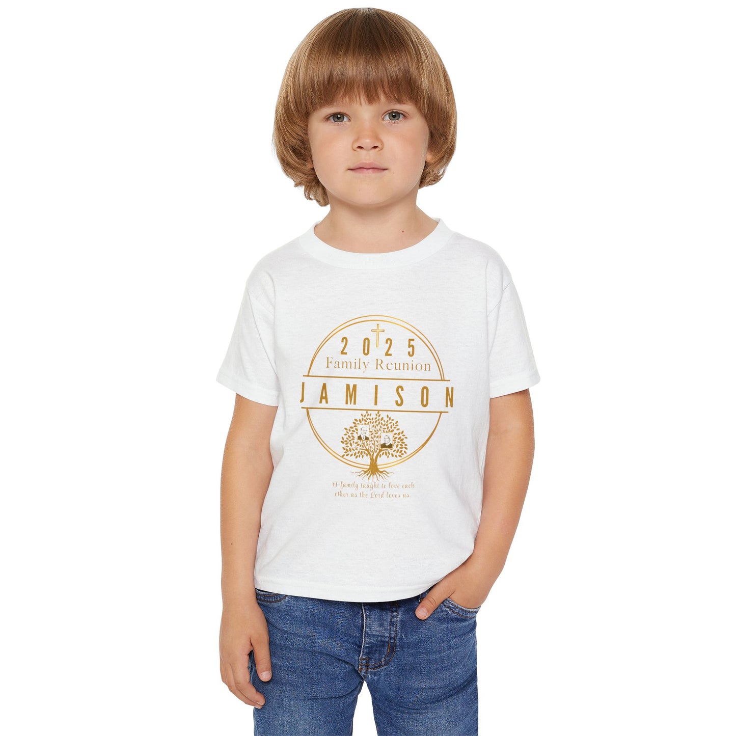 Personalized Family Reunion Toddler T-shirt, Custom Kids' Tee, Family Celebration Shirt, 2025 Event Apparel, Cute Gift for Toddlers