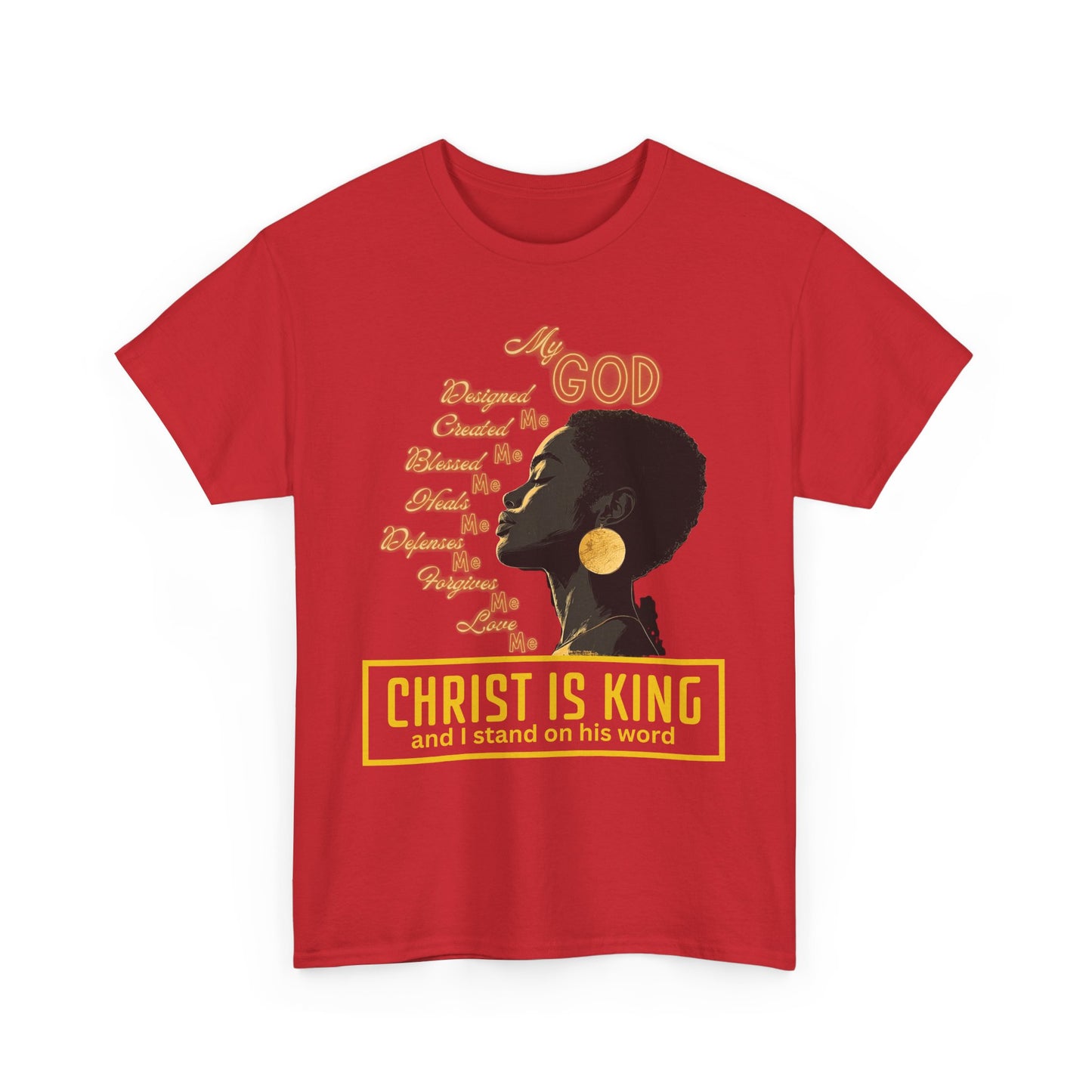Christ Is King Heavy Cotton Tee