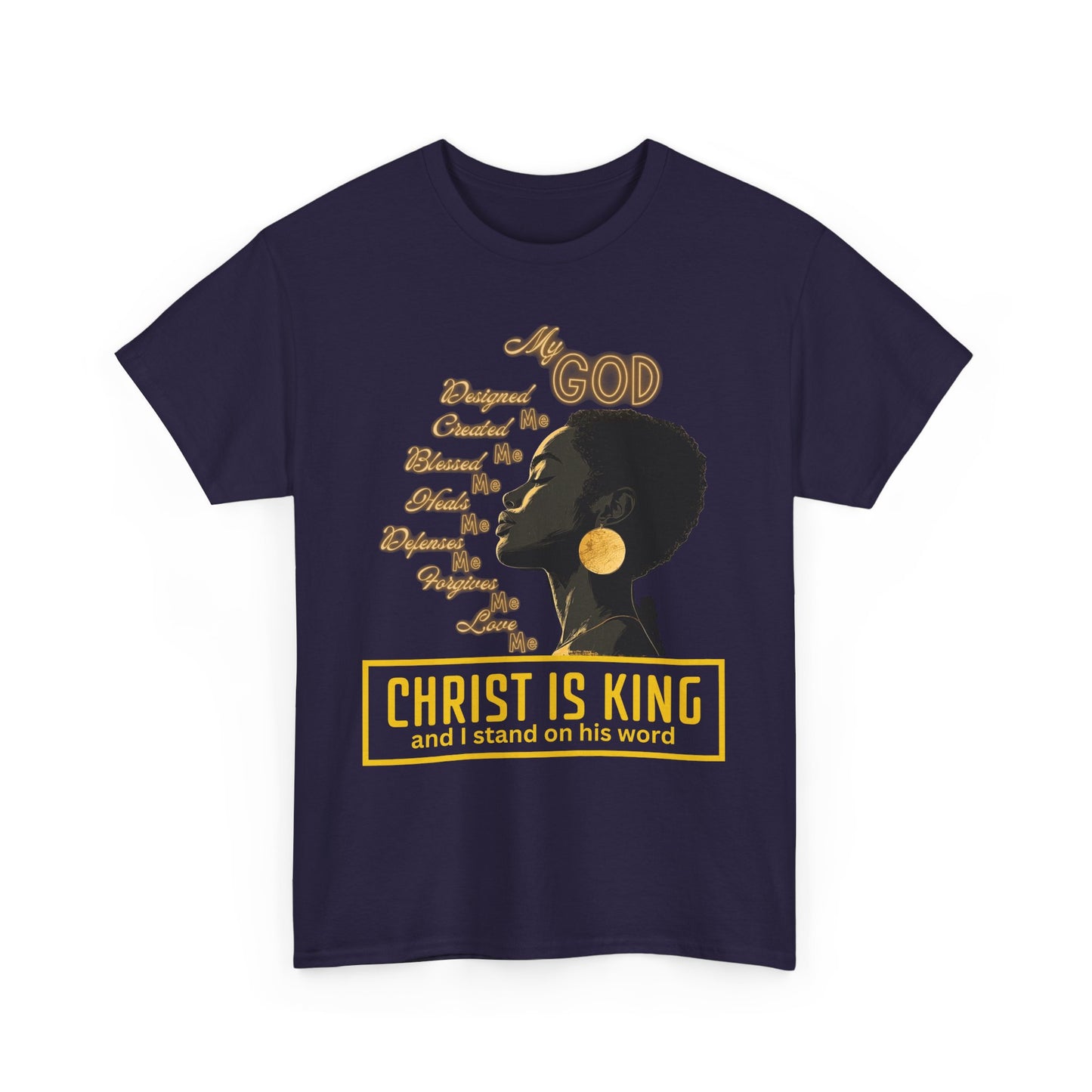 Christ Is King Heavy Cotton Tee