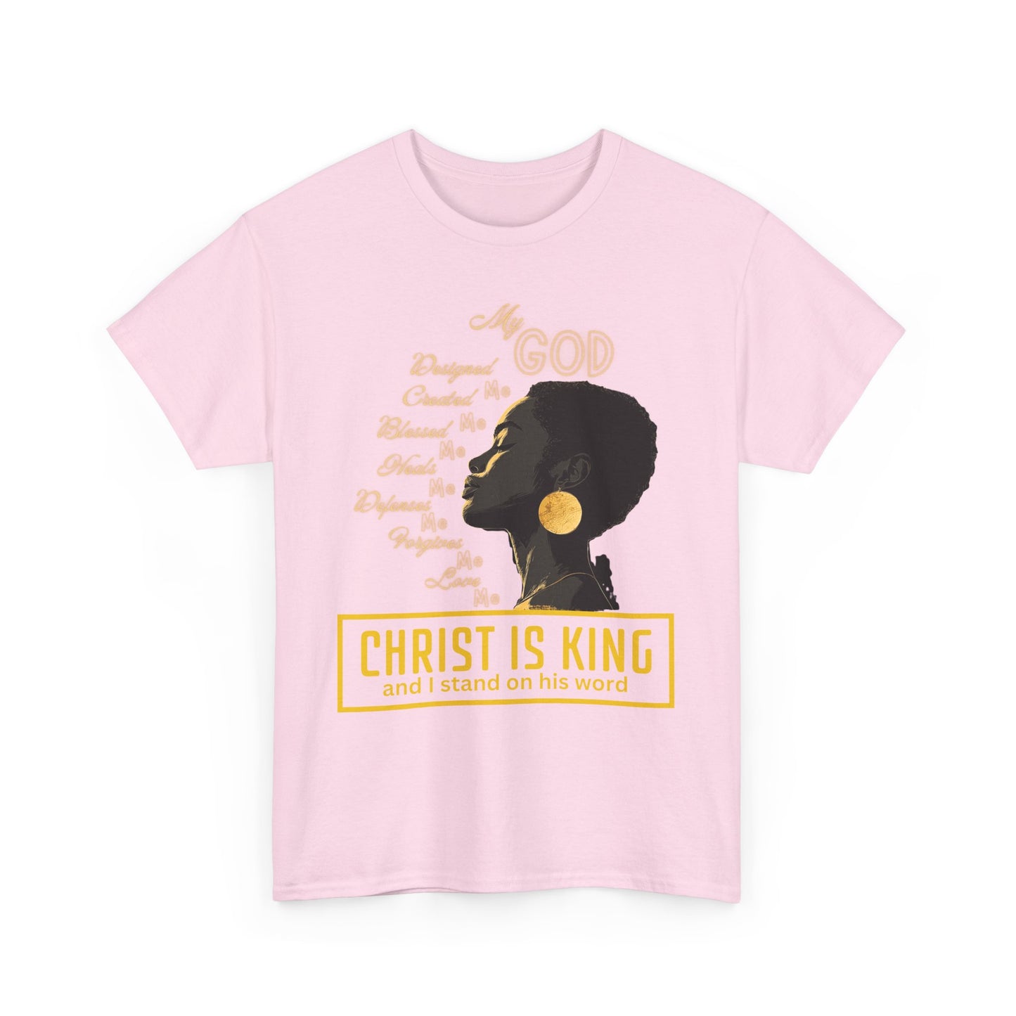 Christ Is King Heavy Cotton Tee
